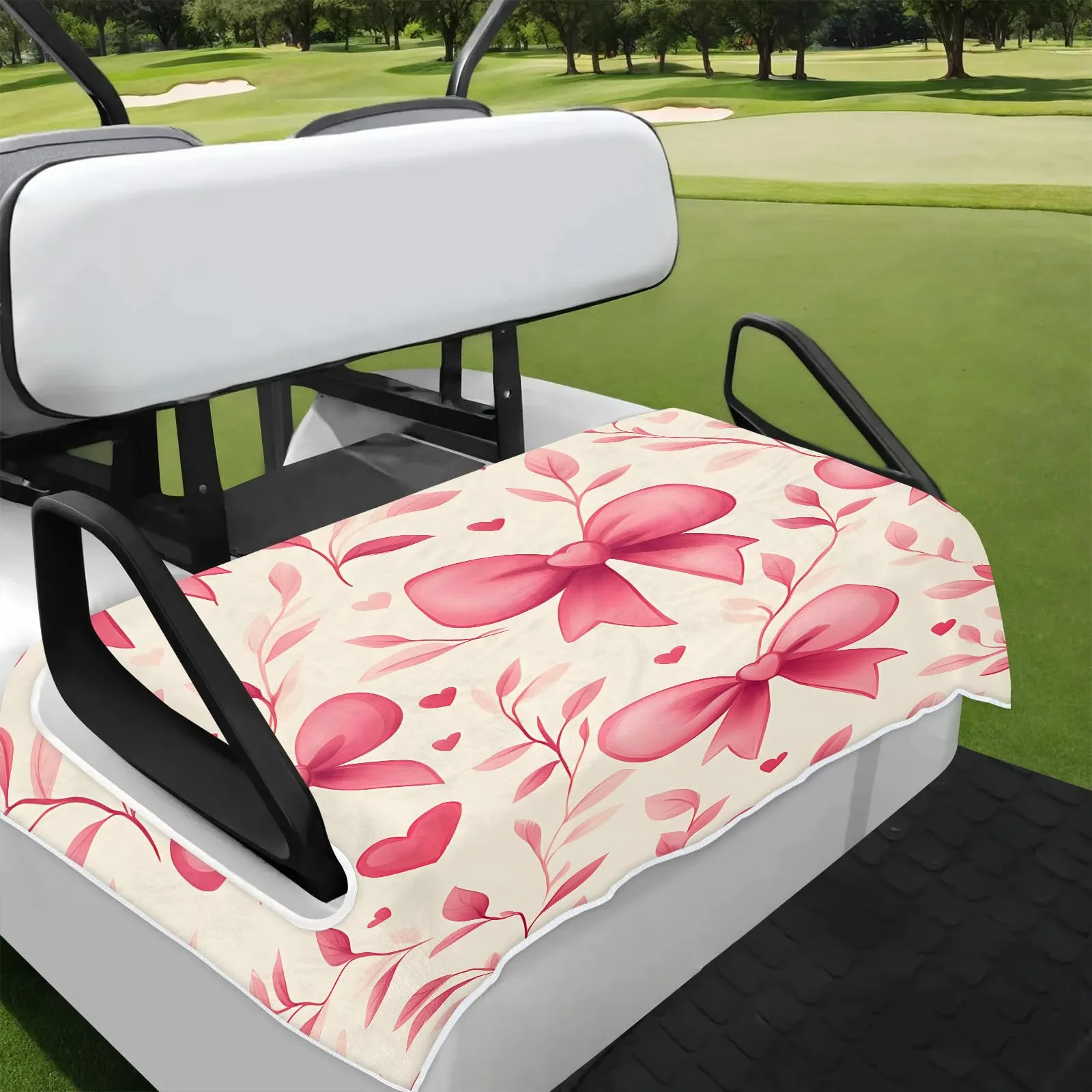 Tiveruda Golf Cart Seat Cover for Double Seats, 51 x 31 in