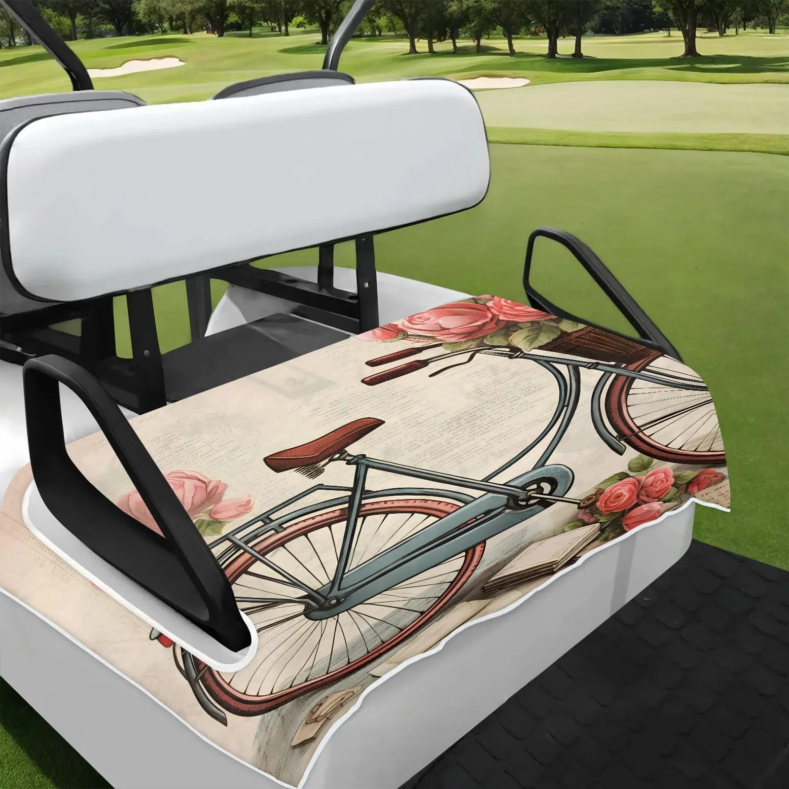 Tiveruda Golf Cart Seat Cover for Double Seats