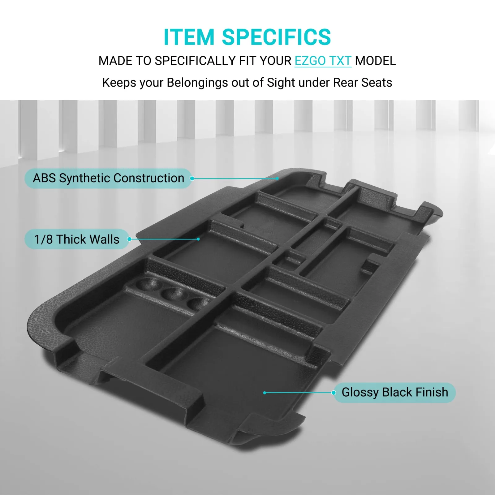 10L0L Under-Seat Storage Tray for E-Z-GO RXV image 4