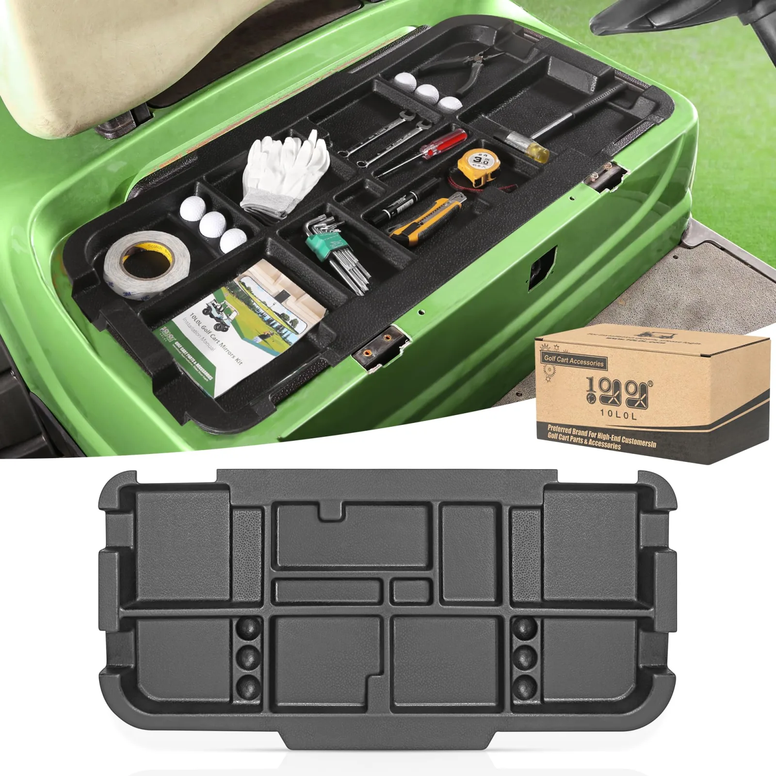10L0L Under-Seat Storage Tray for E-Z-GO RXV