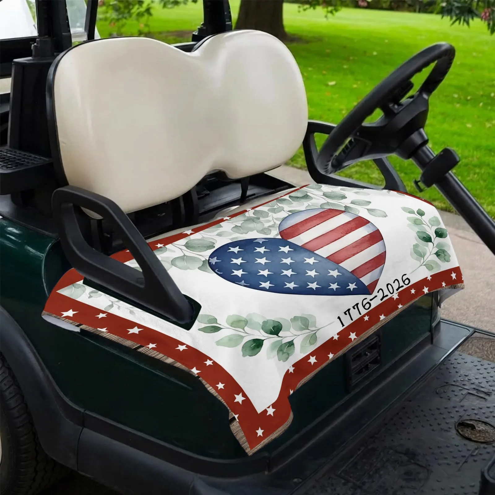DecorLovee Golf Cart Seat Cover Towel 51 x 31 Inch image 2