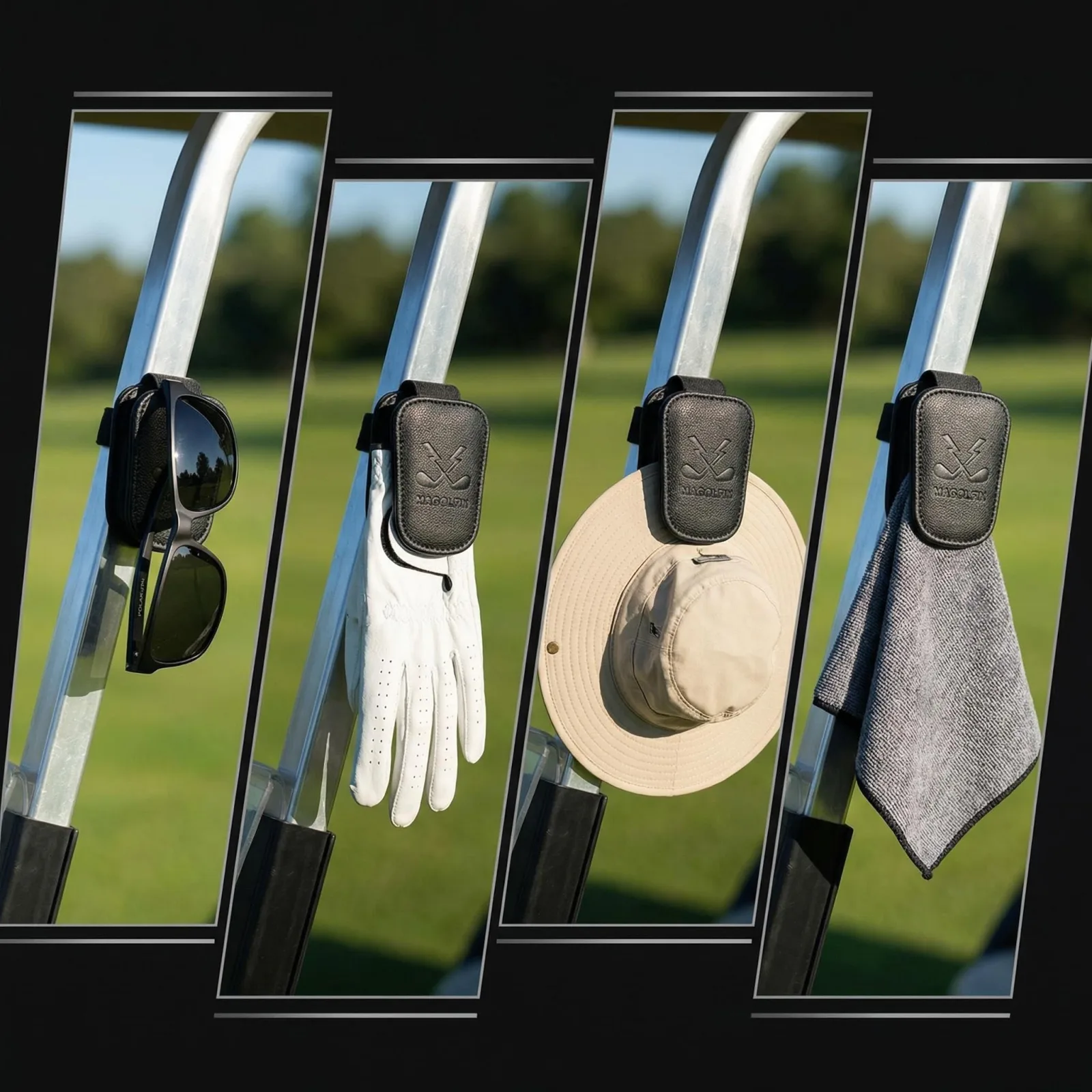 MAGOLFIN Magnetic Golf Cart Glasses Holder image 3