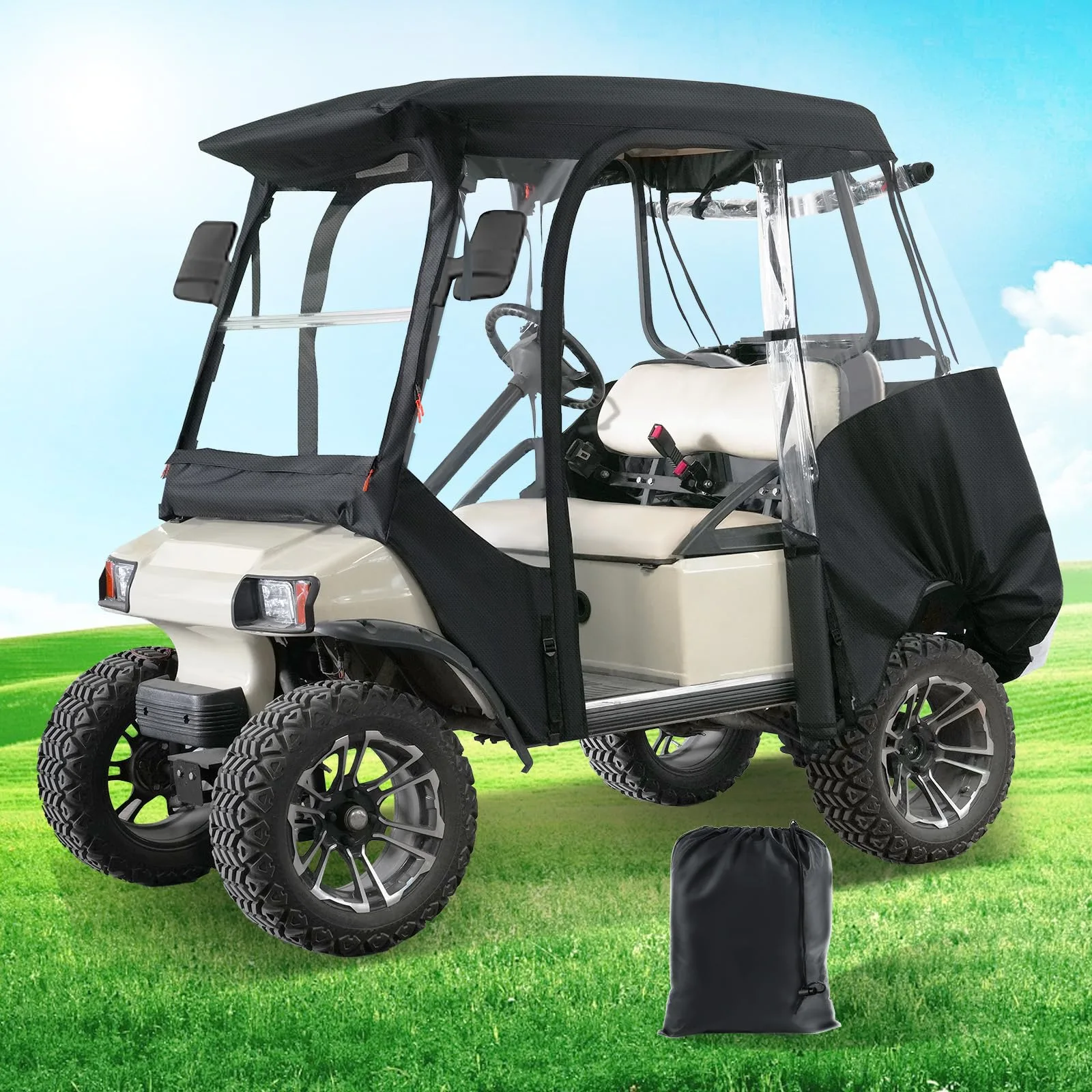 Panglong Enclosure for 4-Passenger Club Car DS Golf Cart