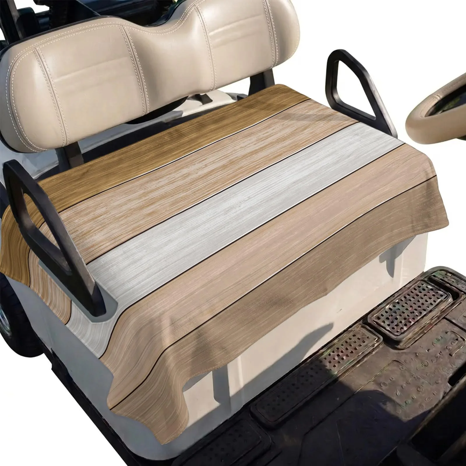 LooPoP Khaki Microfiber Golf Cart Seat Cover 51 x 31 in