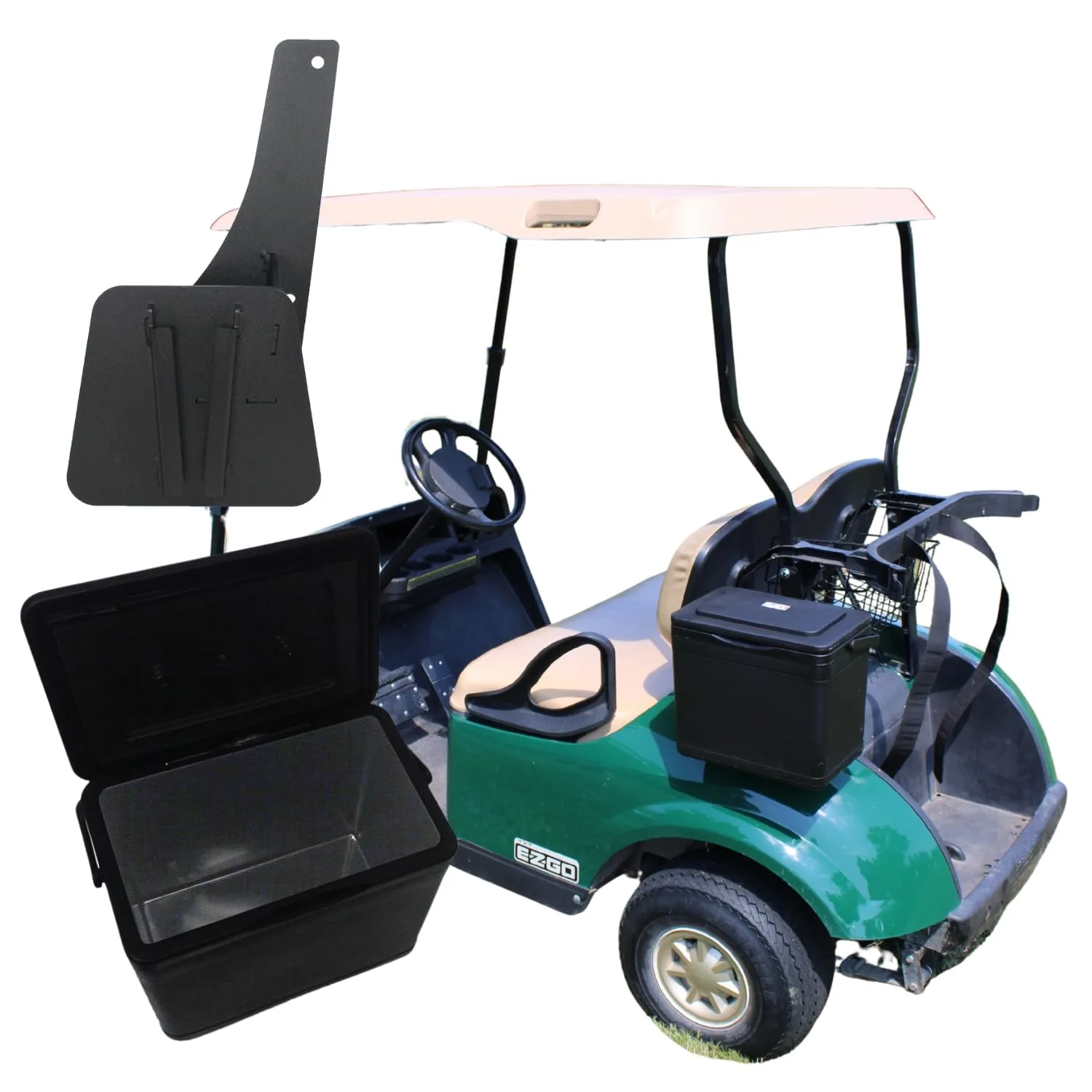 E-Z-GO TXT Golf Cart Cooler and Mounting Bracket Kit