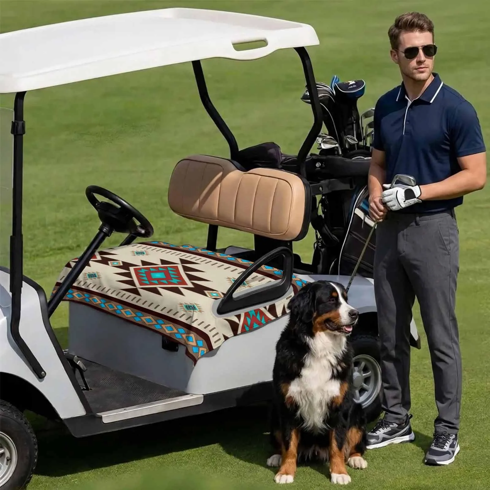 DecorLovee Golf Cart Seat Covers for 2-Seater Carts image 3