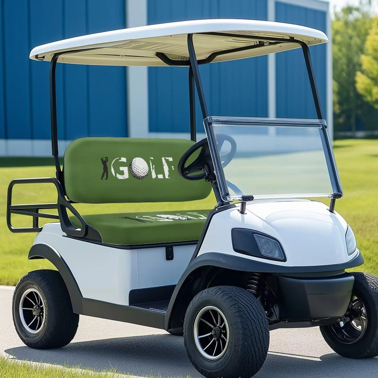 ELEQIN Golf Cart Seat and Backrest Cover Set image 3