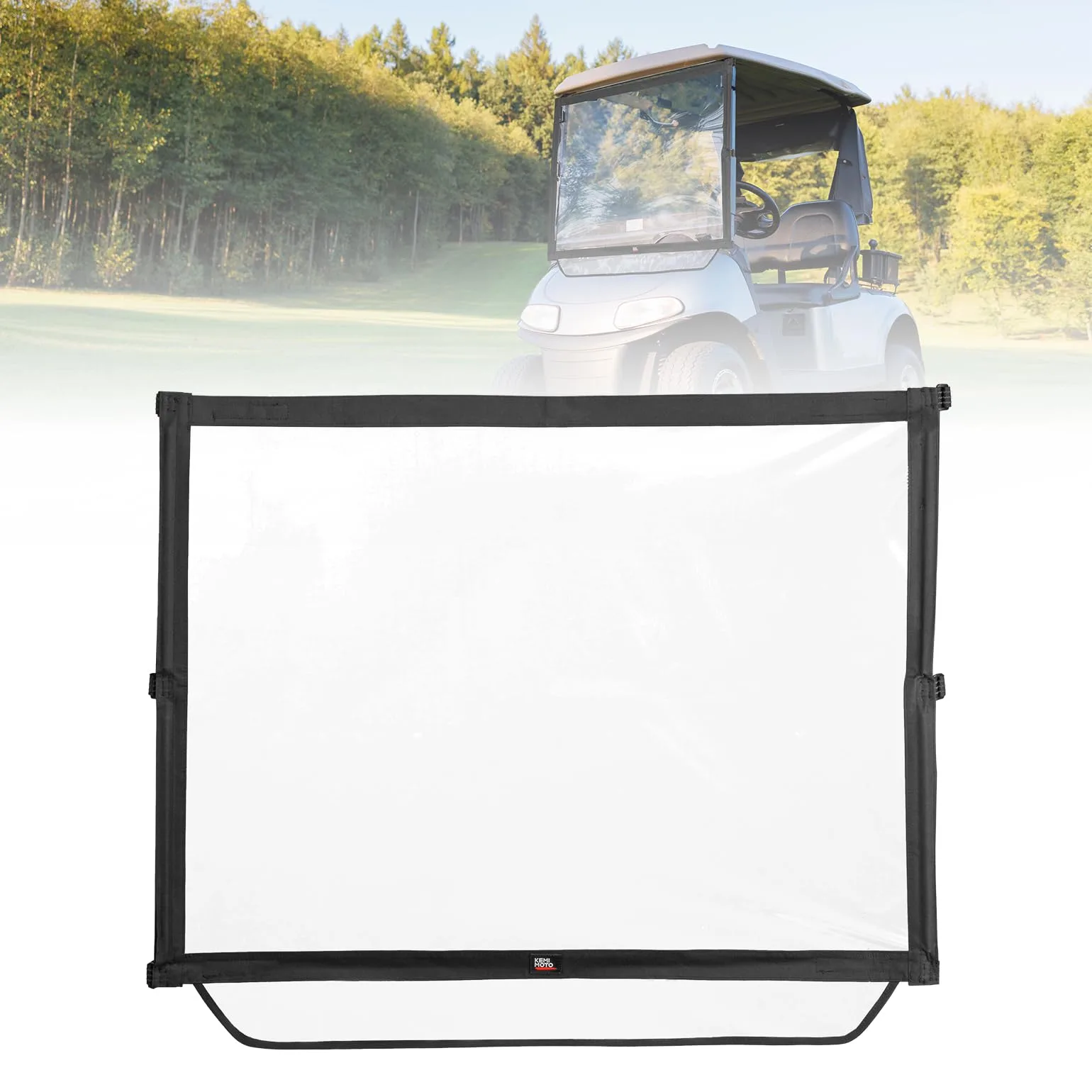 KEMIMOTO Soft Windshield for E-Z-GO RXV - KMB1404-00305