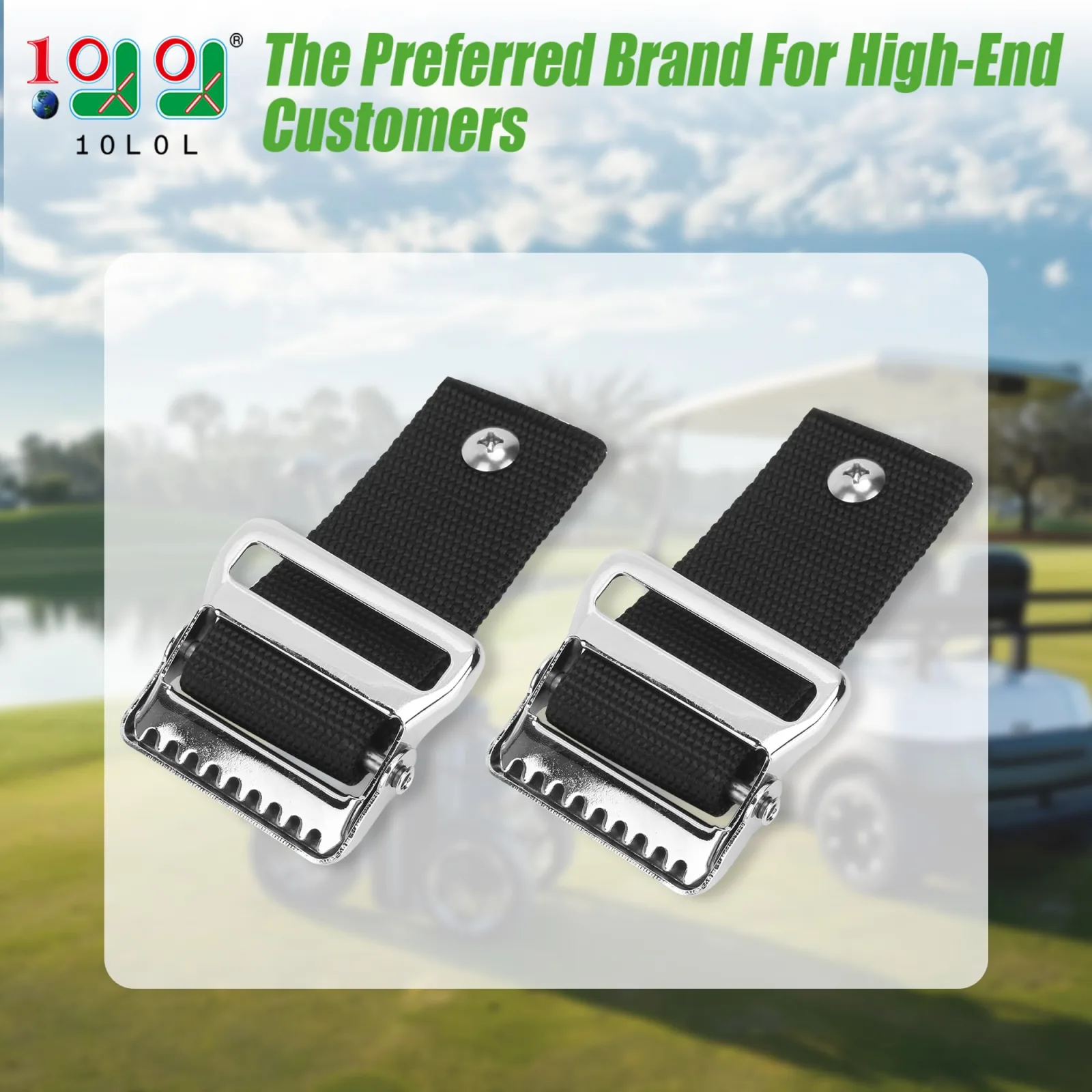 10L0L Golf Cart Rear Seat Bag Holder Bracket image 2