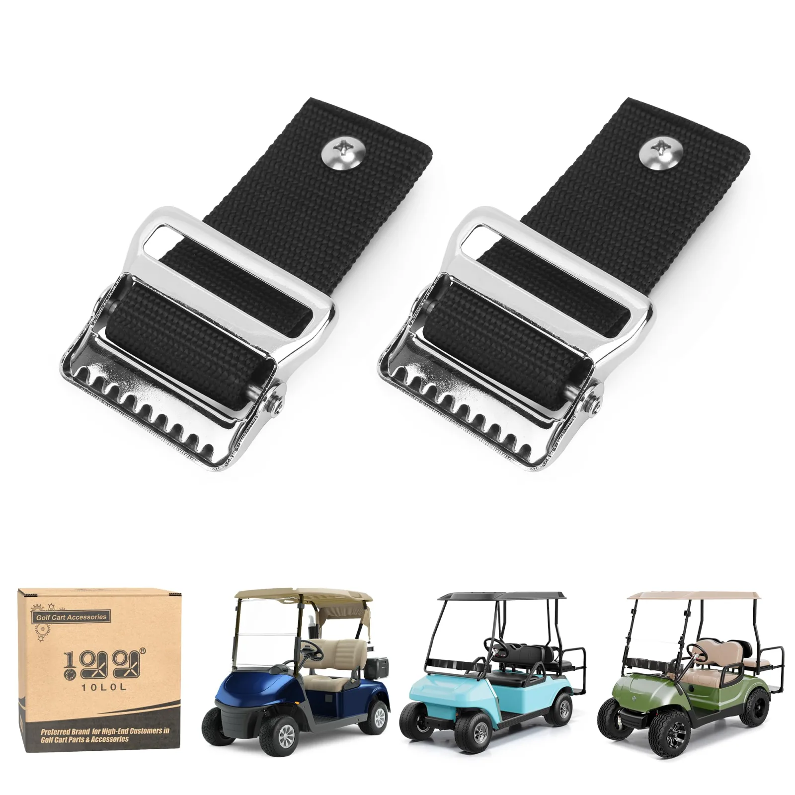 10L0L Golf Cart Rear Seat Bag Holder Bracket