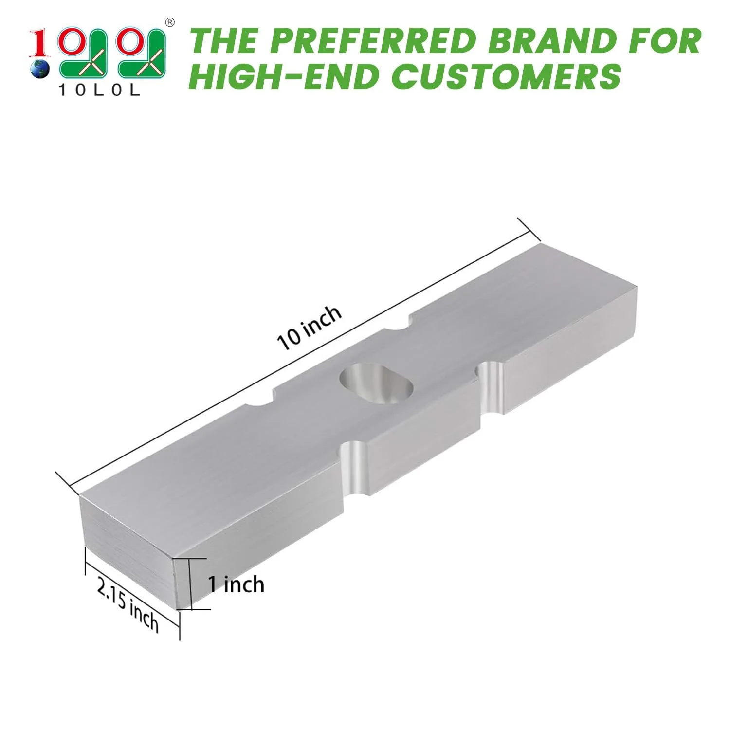 10L0L 1-Inch Front Lift Block for Club Car DS image 2