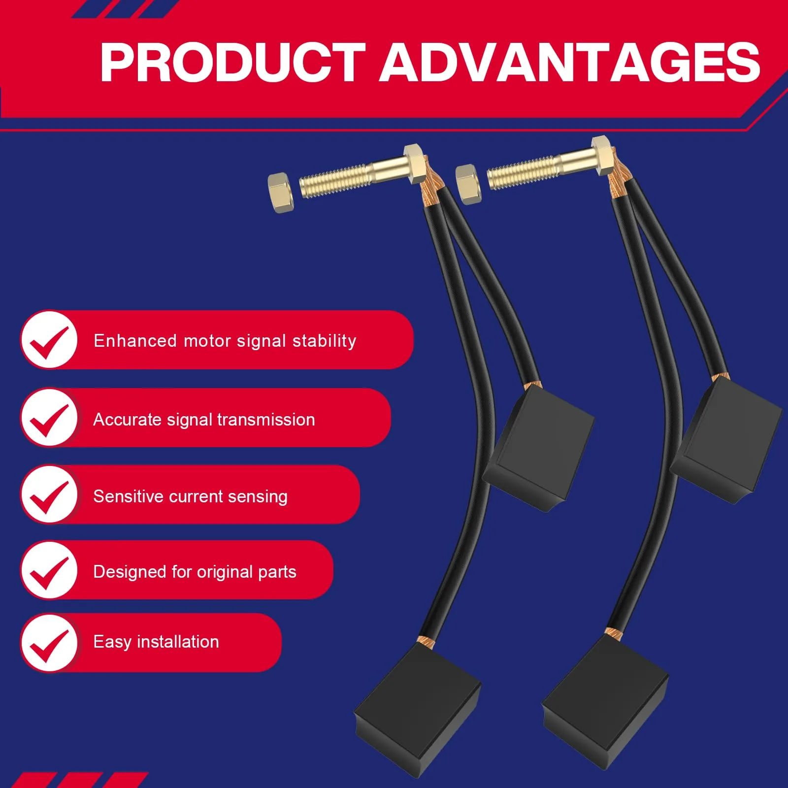 SUPGCPER ADC Motor Brush Kit for EZGO TXT and Club Car image 4