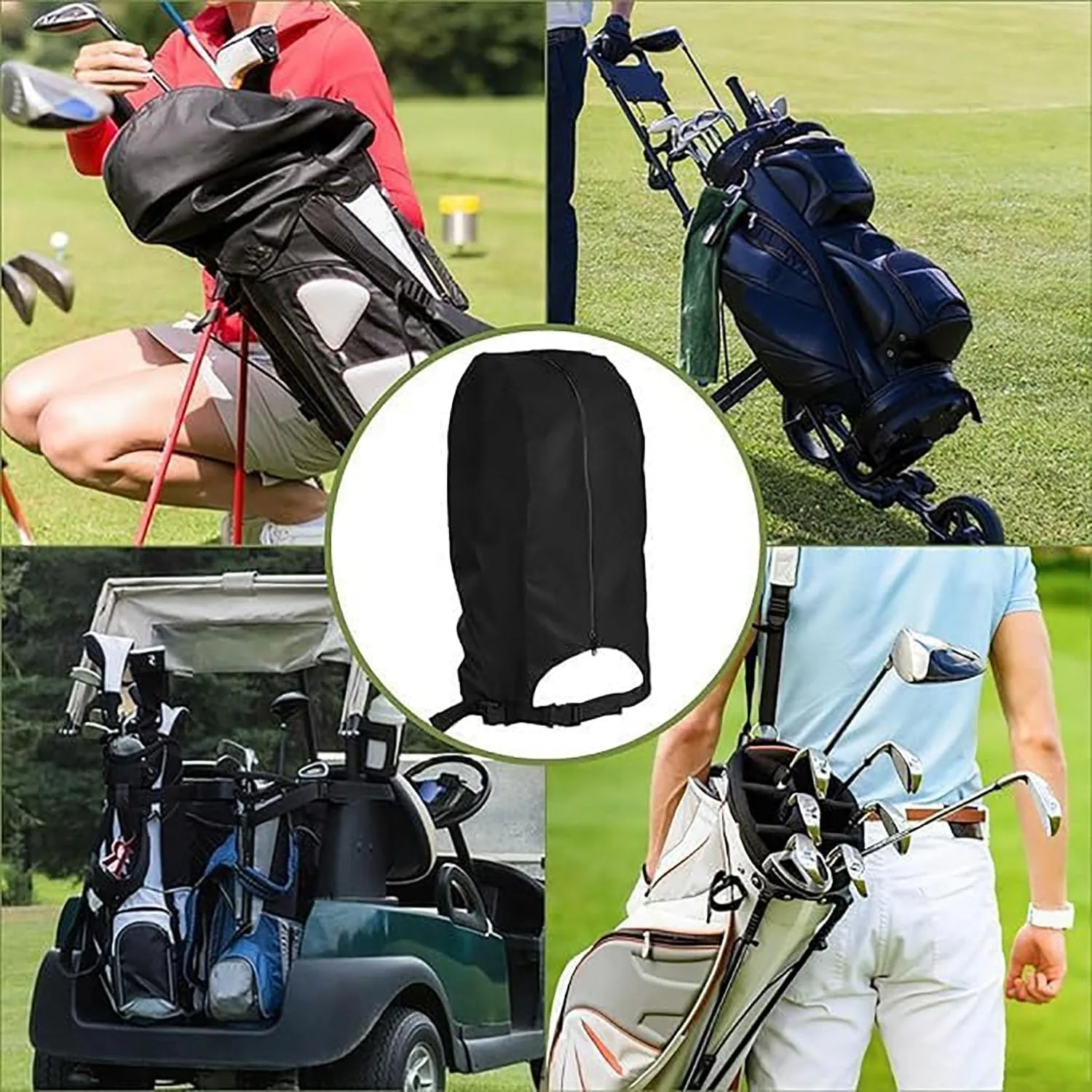 Lmalfmiad Golf Bag Cover for Mizuno BR-DX Cart image 3
