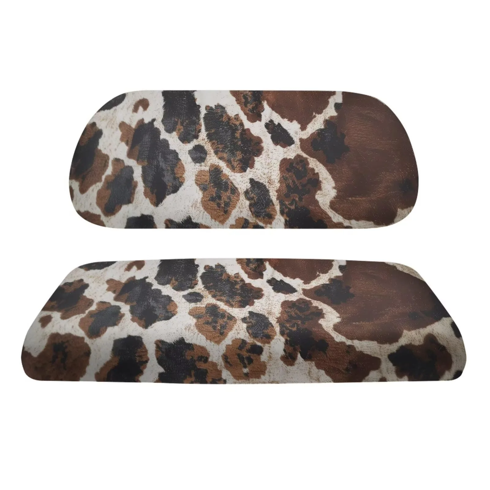 TOADDMOS Brown Cow Spots Golf Cart Seat Covers