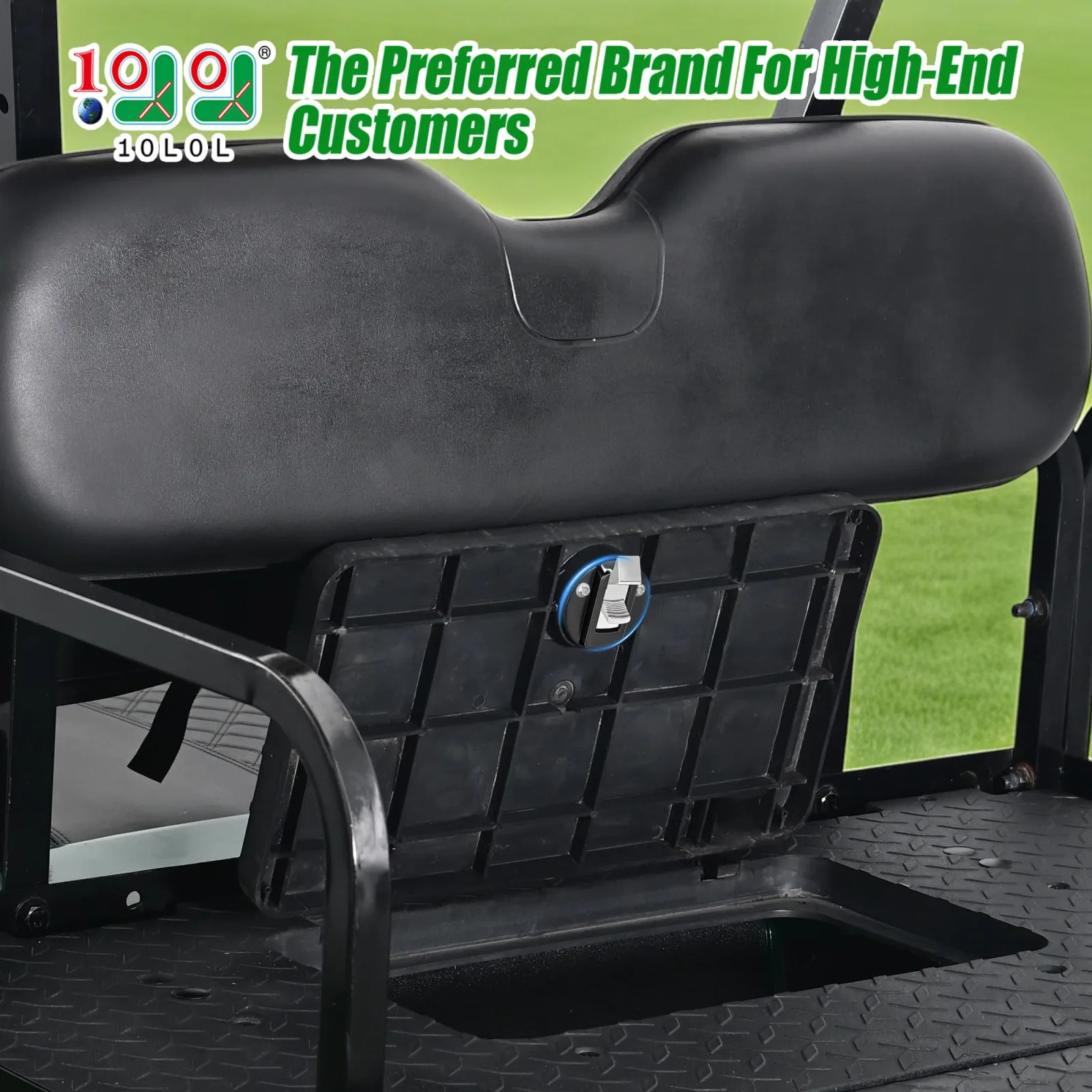 10L0L Golf Cart Rear Seat Storage Lock Kit image 2