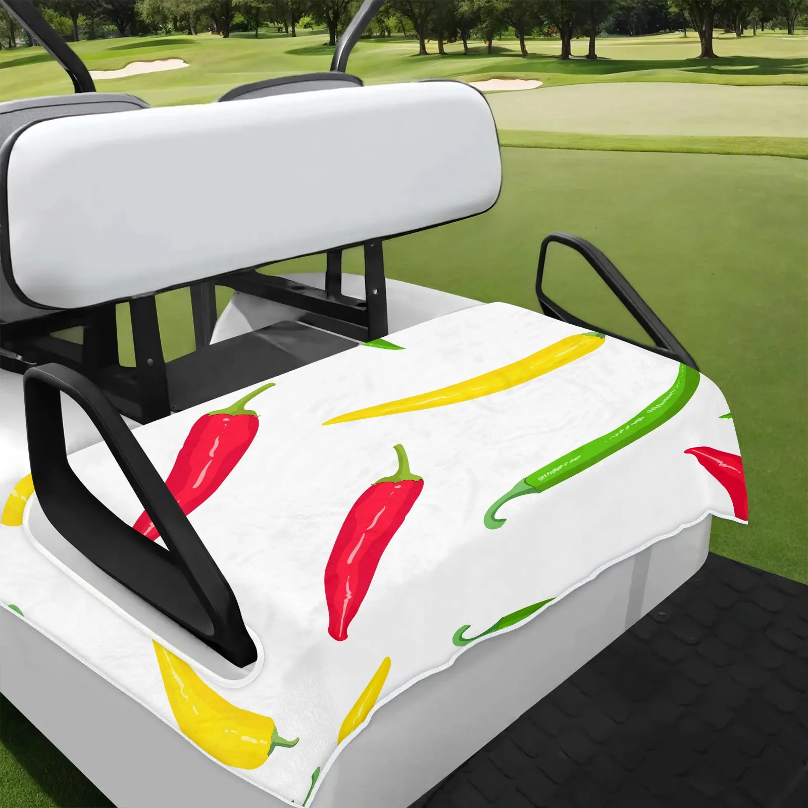 Tiveruda Golf Cart Seat Cover for Double Seats, 51 x 31 in