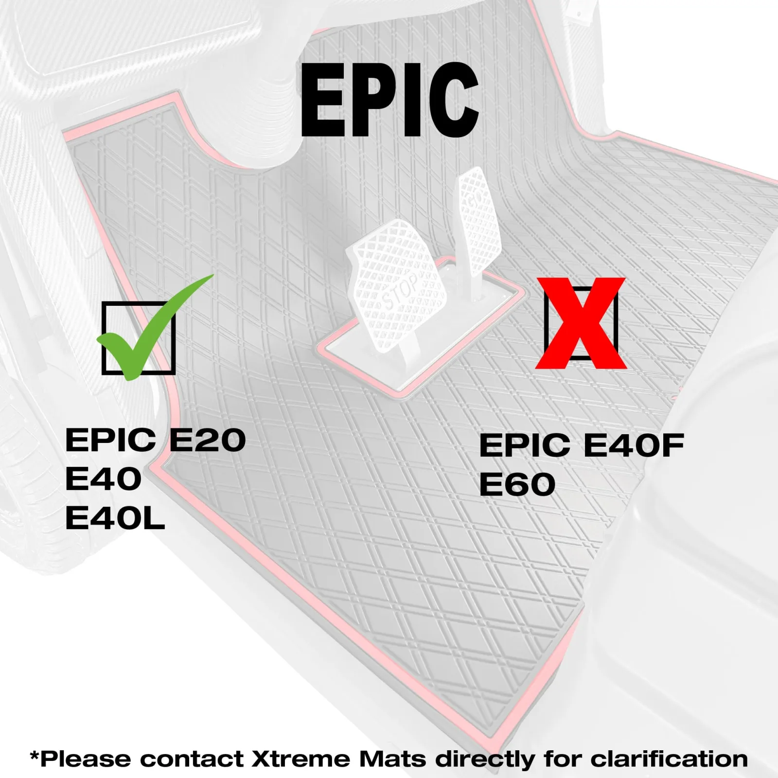 Xtreme GCM125 Floor Mat for EPIC by ICON E20 & E40 image 2