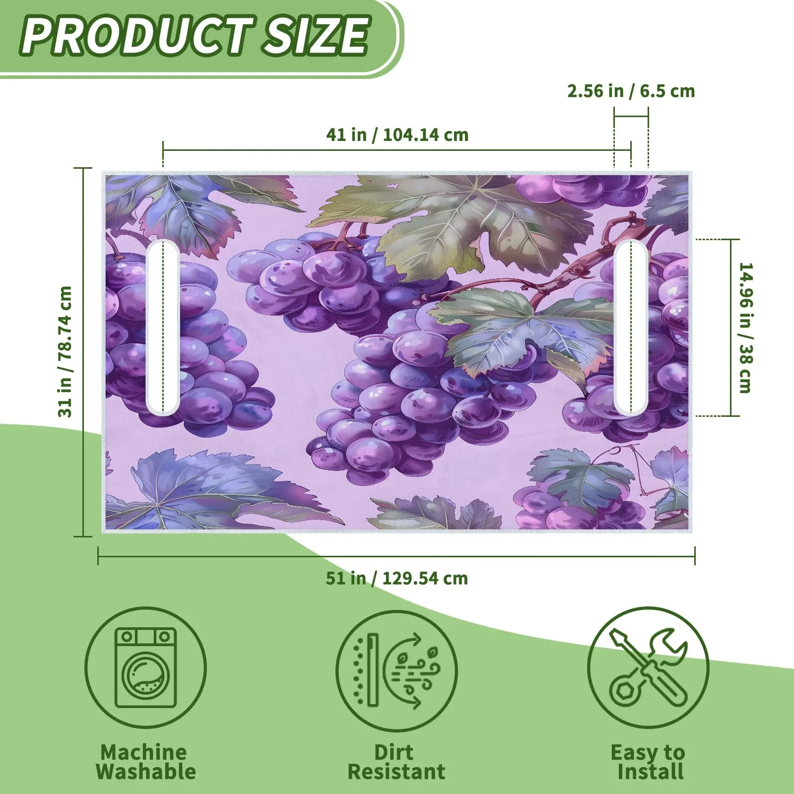 Tiveruda Golf Cart Seat Cover for Double Seats, 51 x 31 in image 2
