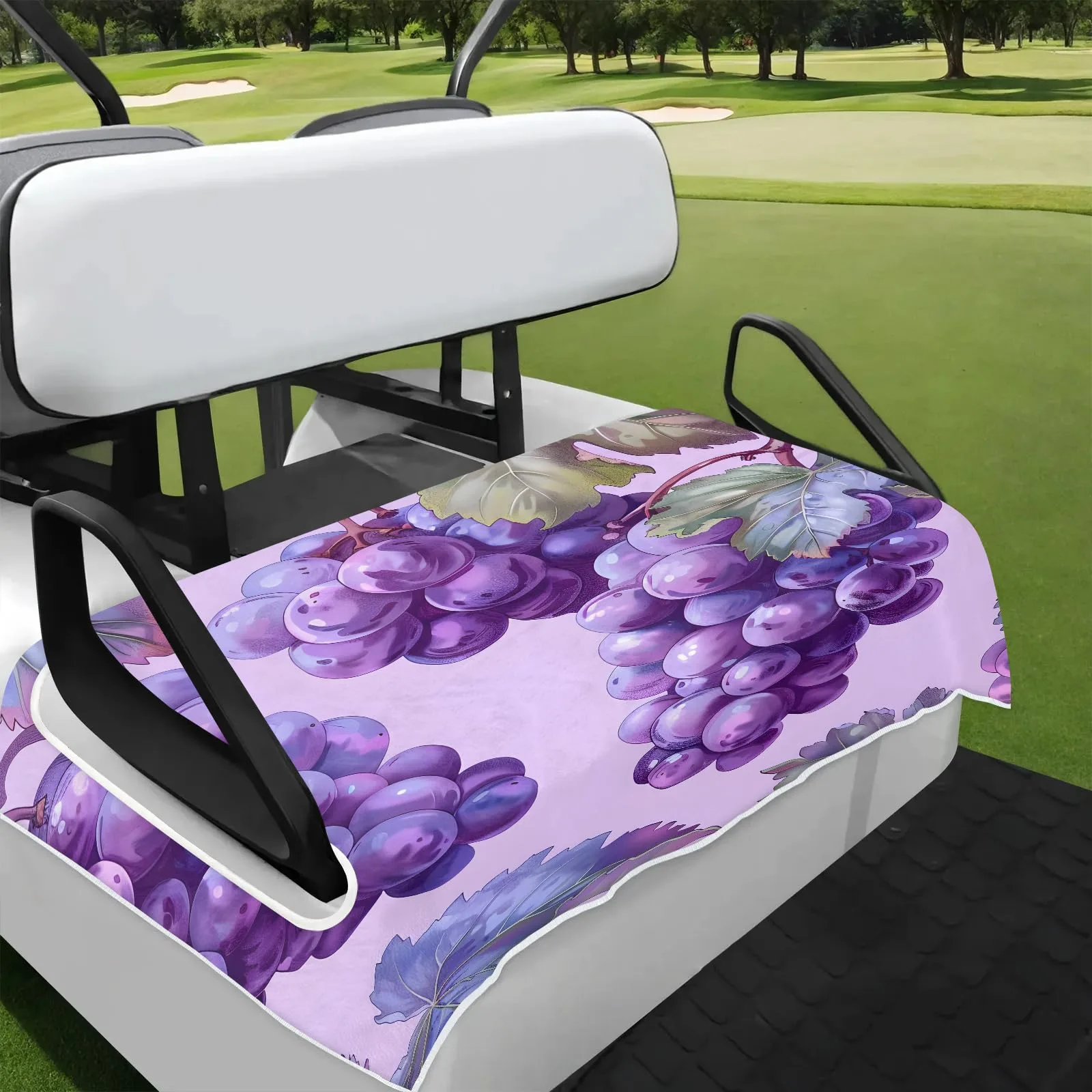 Tiveruda Golf Cart Seat Cover for Double Seats, 51 x 31 in