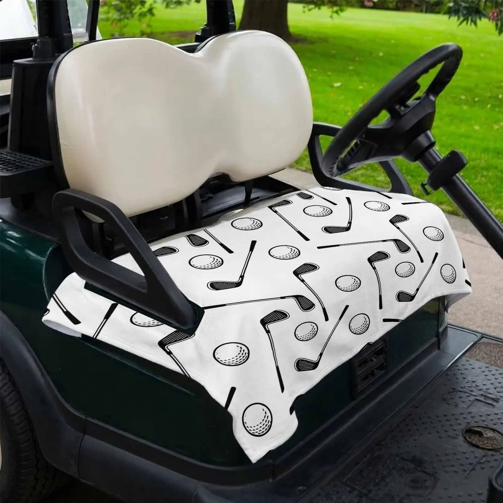 DecorLovee 51x31" Microfiber Golf Cart Seat Cover — DLE202606101781062736278029572 image 2
