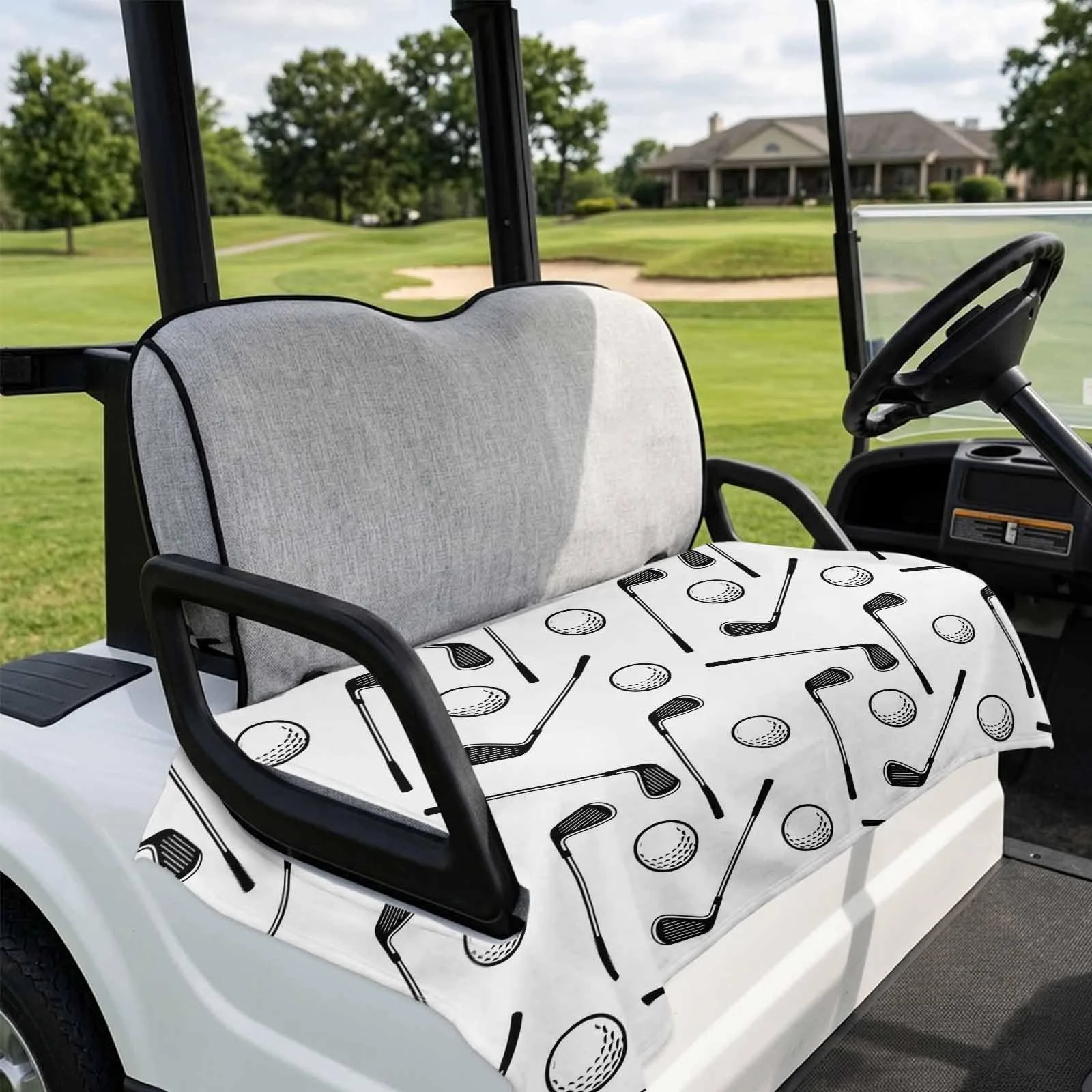 DecorLovee 51x31" Microfiber Golf Cart Seat Cover — DLE202606101781062736278029572 image 4