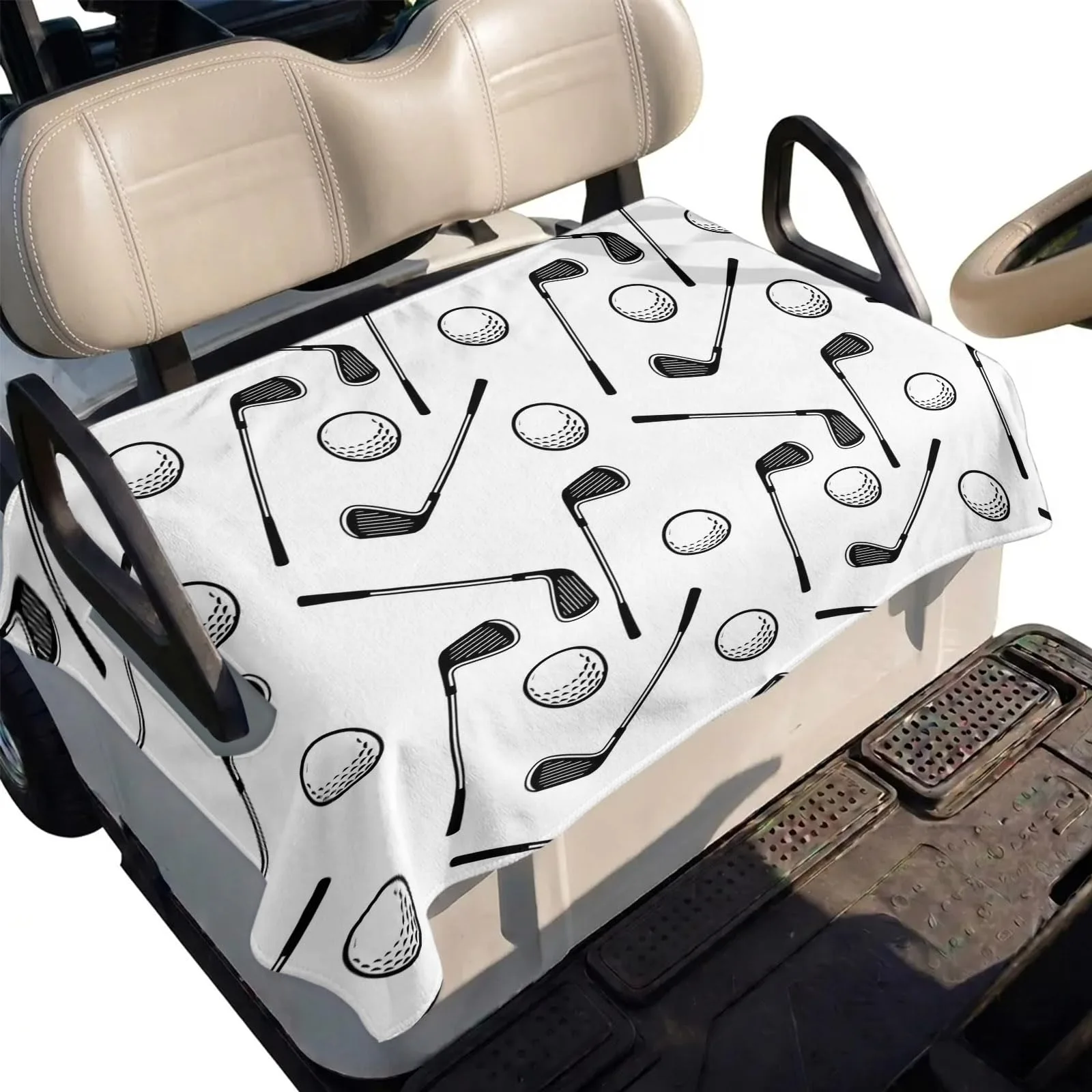 DecorLovee 51x31" Microfiber Golf Cart Seat Cover — DLE202606101781062736278029572