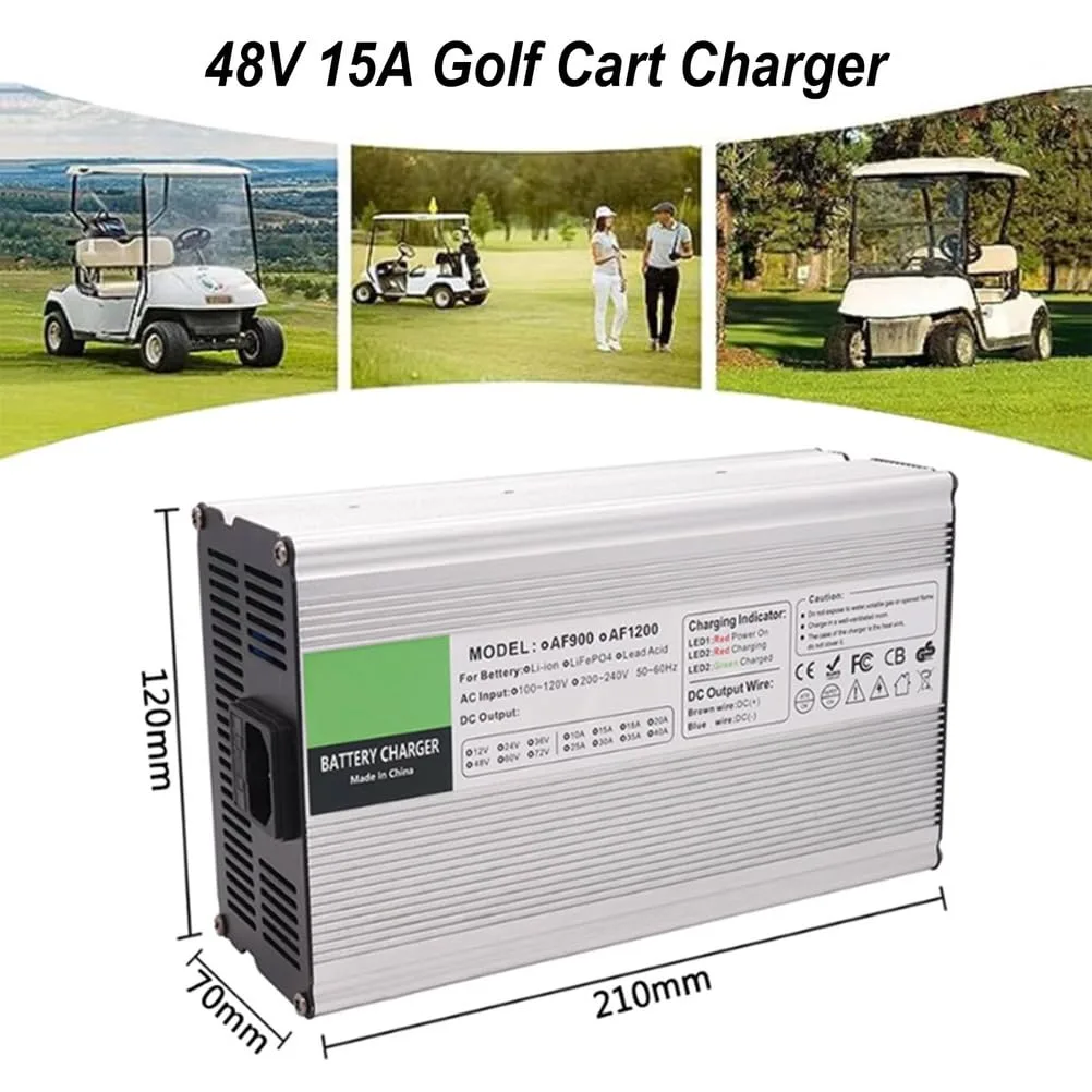 HYDTGZ 48V 15A Charger for Club Car G19-G22 image 2