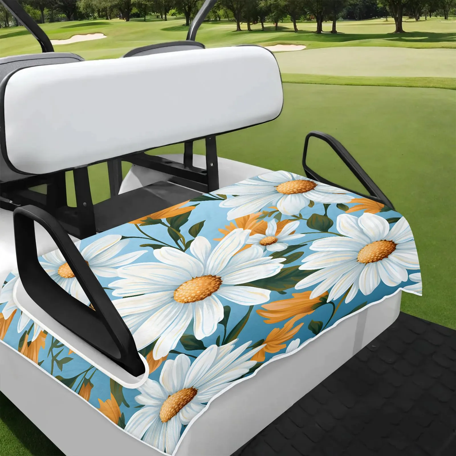 Tiveruda Golf Cart Seat Cover for Double Seats
