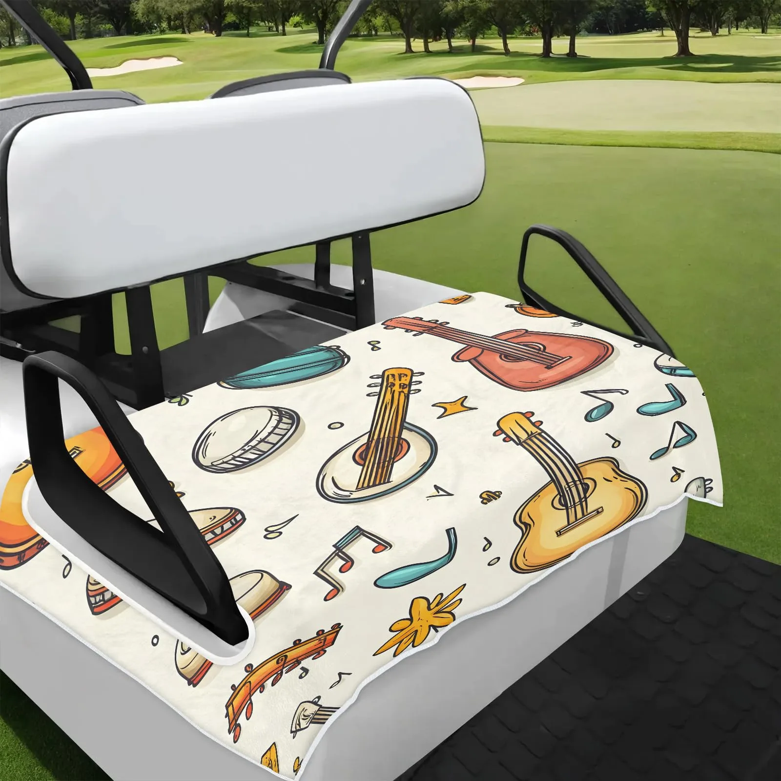 Tiveruda Golf Cart Seat Cover for Double Seats, 51 x 31 in
