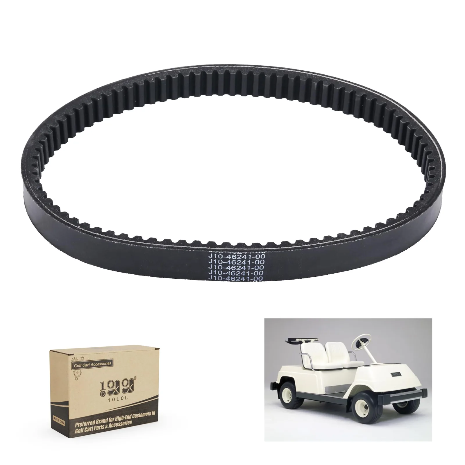 10L0L Clutch Drive Belt for Yamaha G1/G3 Golf Carts