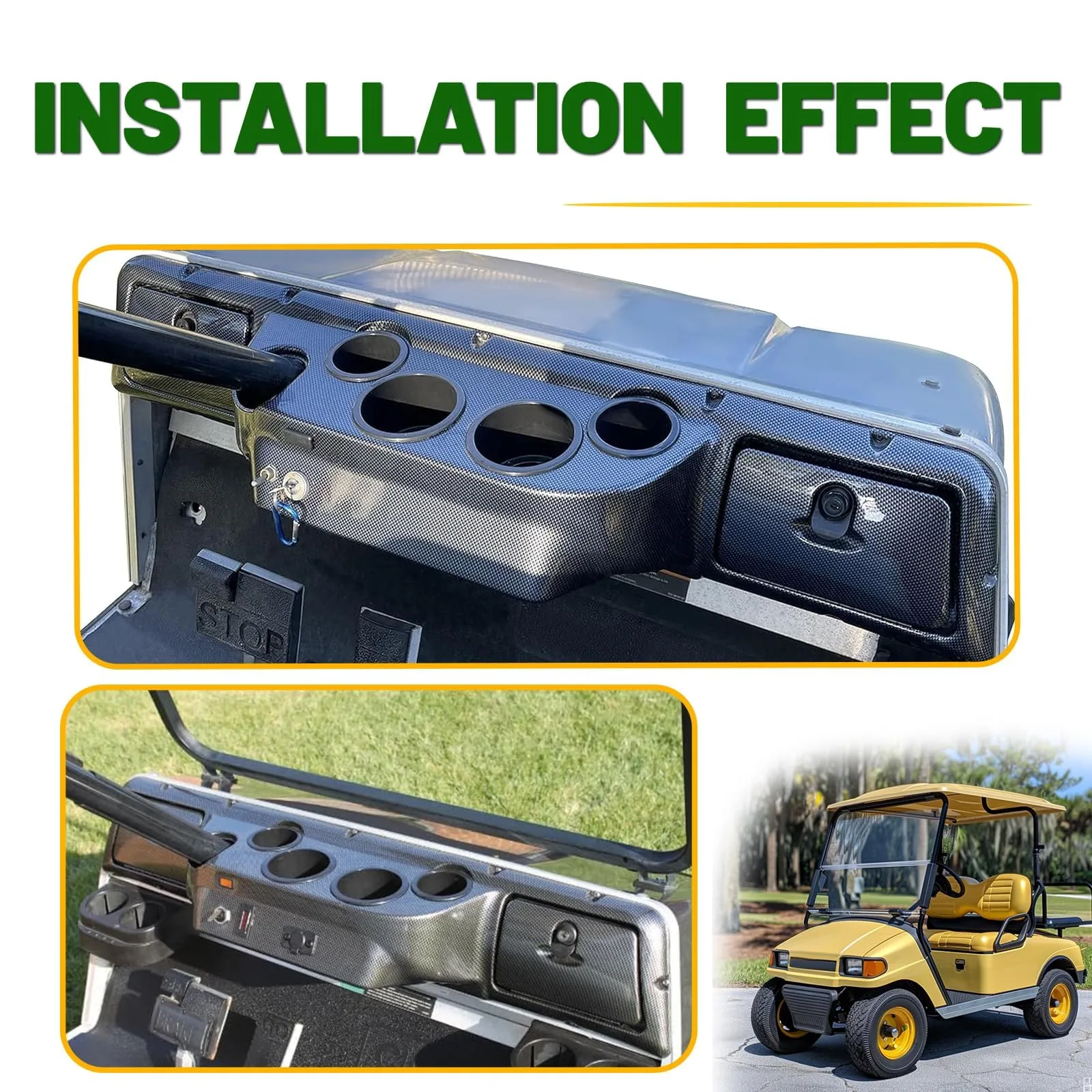HECASA CB-558 Dash Cover for Club Car DS image 3