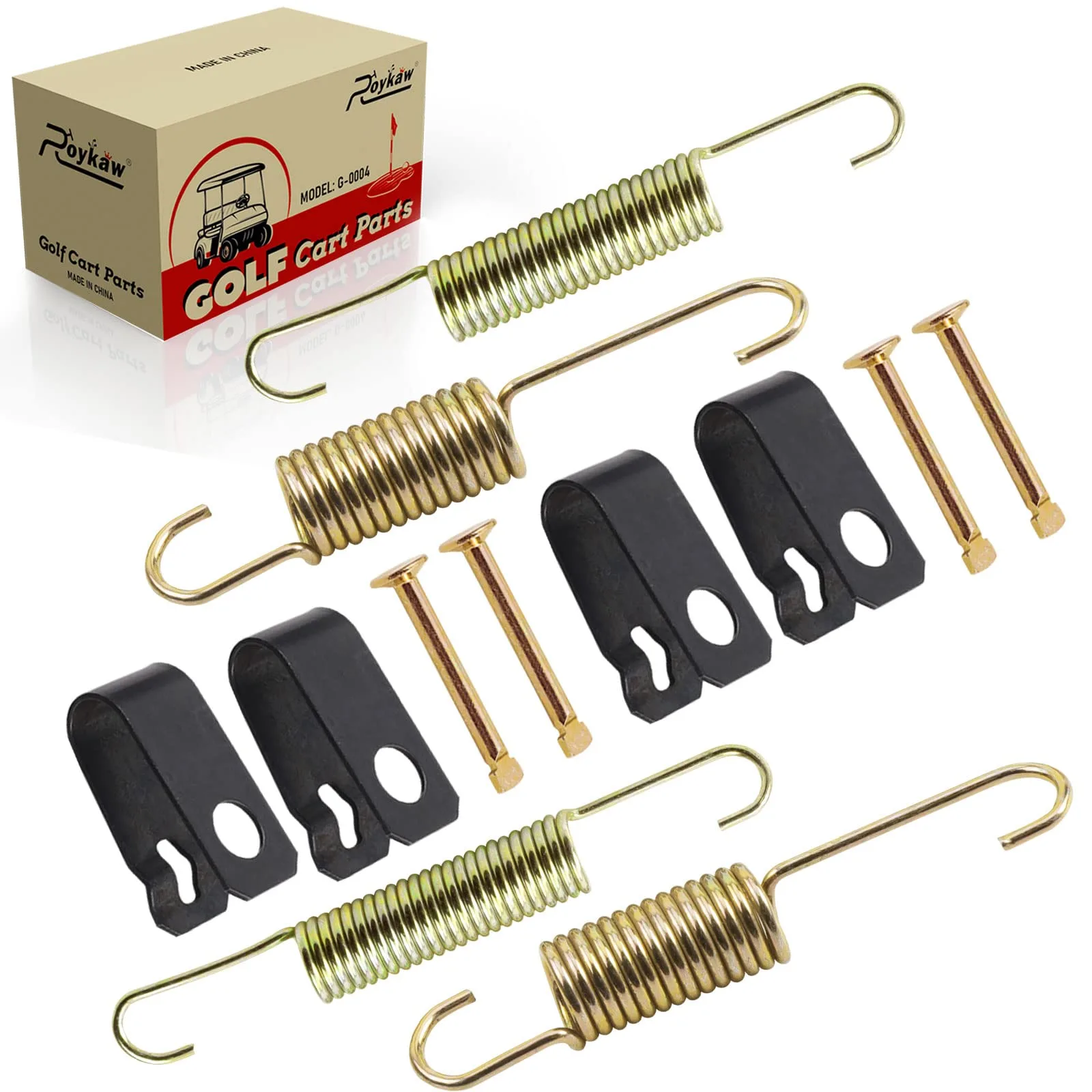 Roykaw Brake Shoe Springs Kit for Club Car DS and Precedent