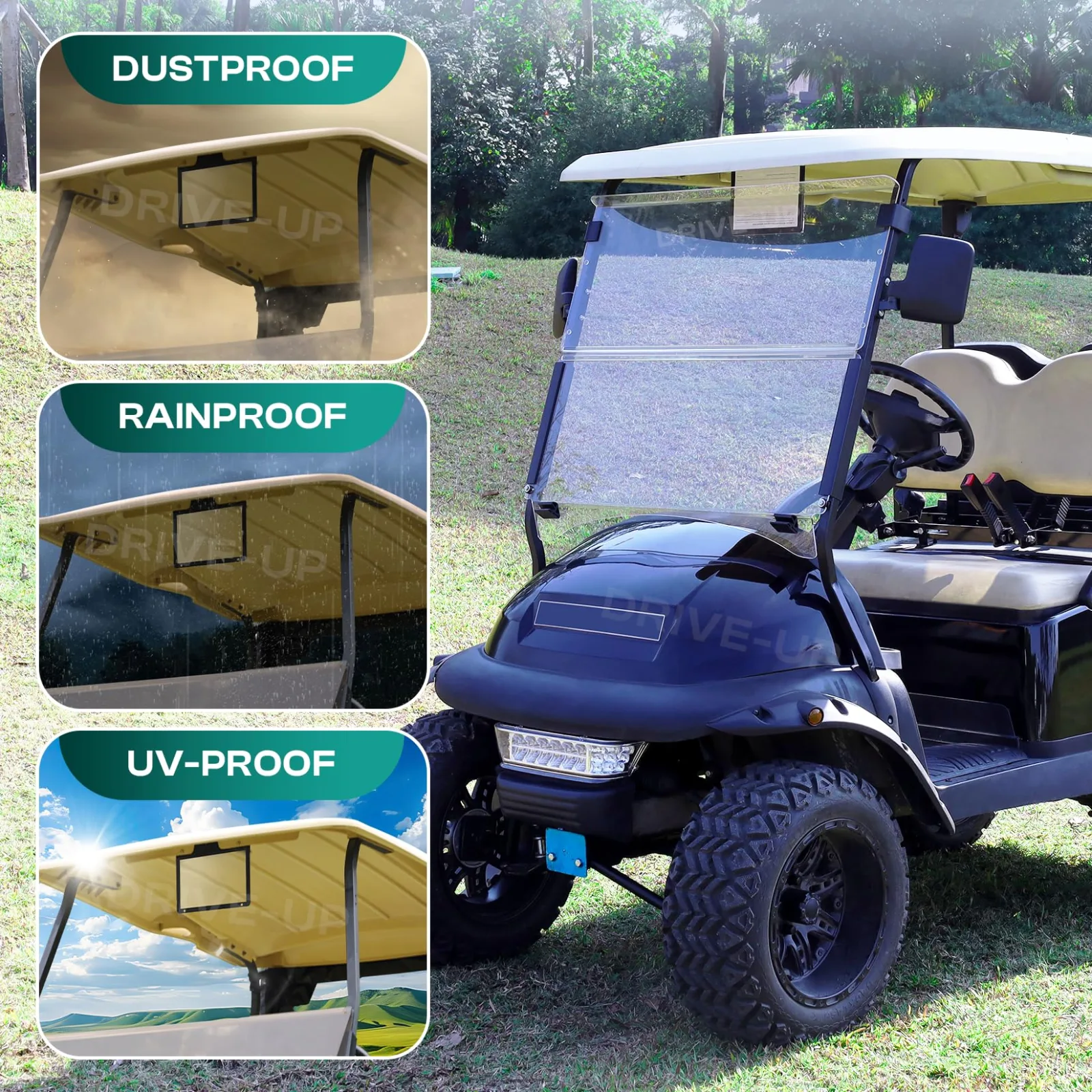 DRIVE UP Club Car Message Holder DU00206 — Black image 2