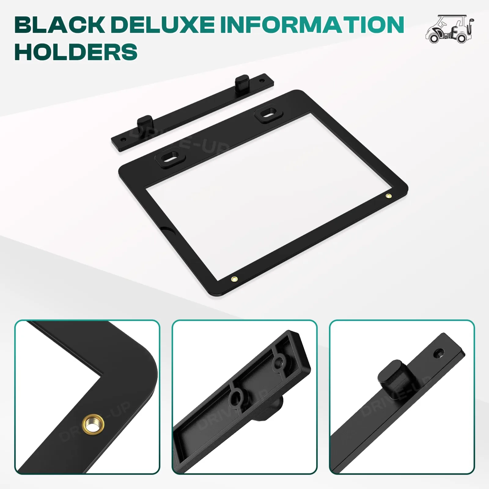 DRIVE UP Club Car Message Holder DU00206 — Black image 3