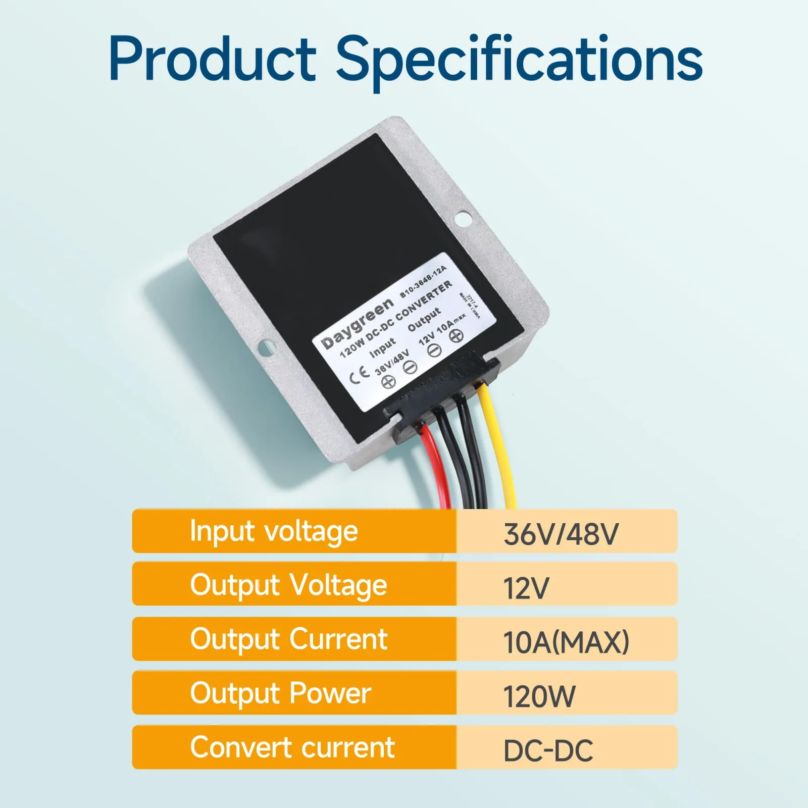Mixopoly 36V/48V to 12V Golf Cart Voltage Converter image 2