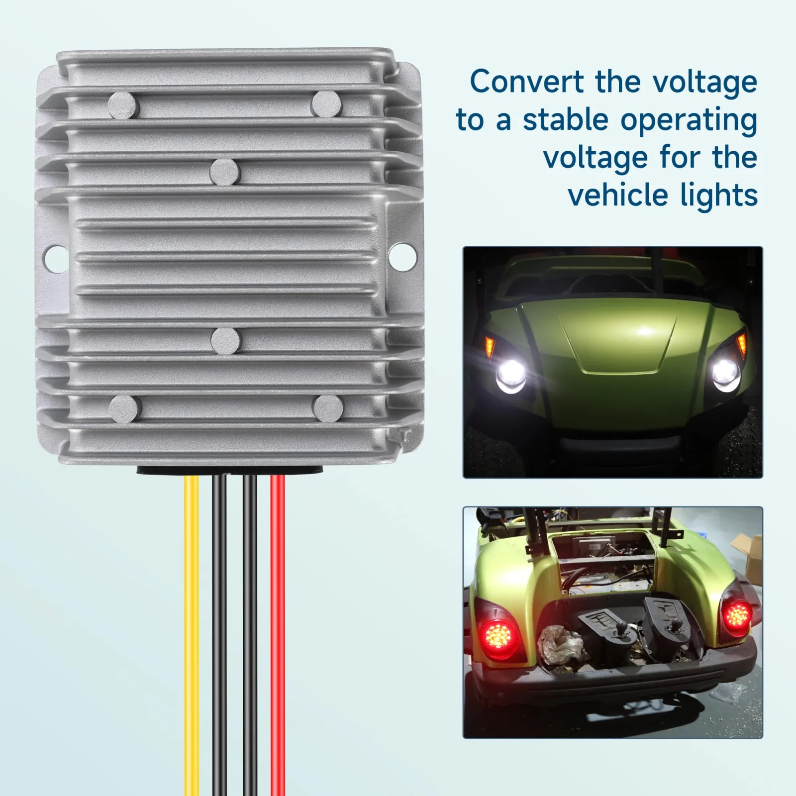 Mixopoly 36V/48V to 12V Golf Cart Voltage Converter image 3