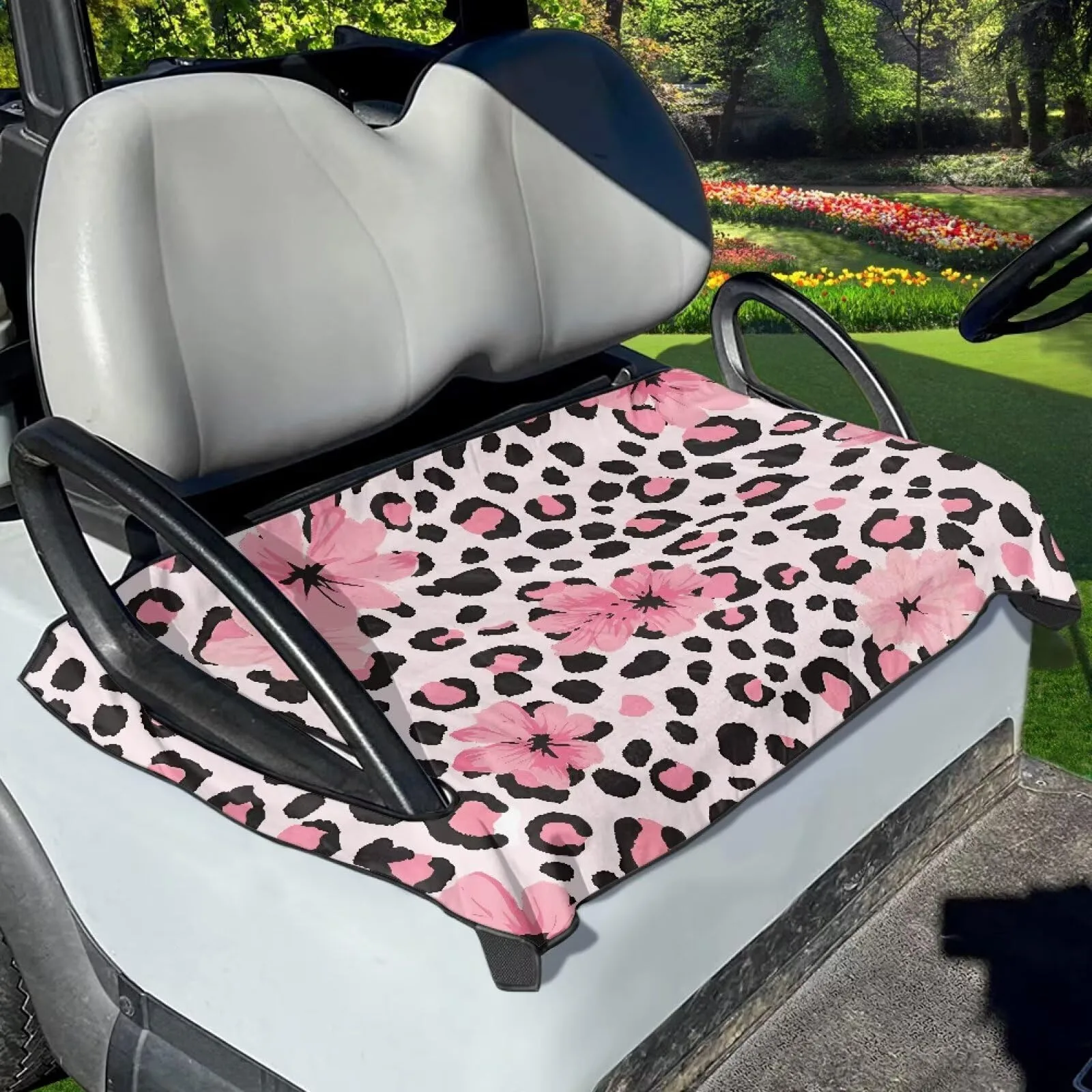 FUIALDOLG Golf Cart Seat Cover, 50 x 30.9 in