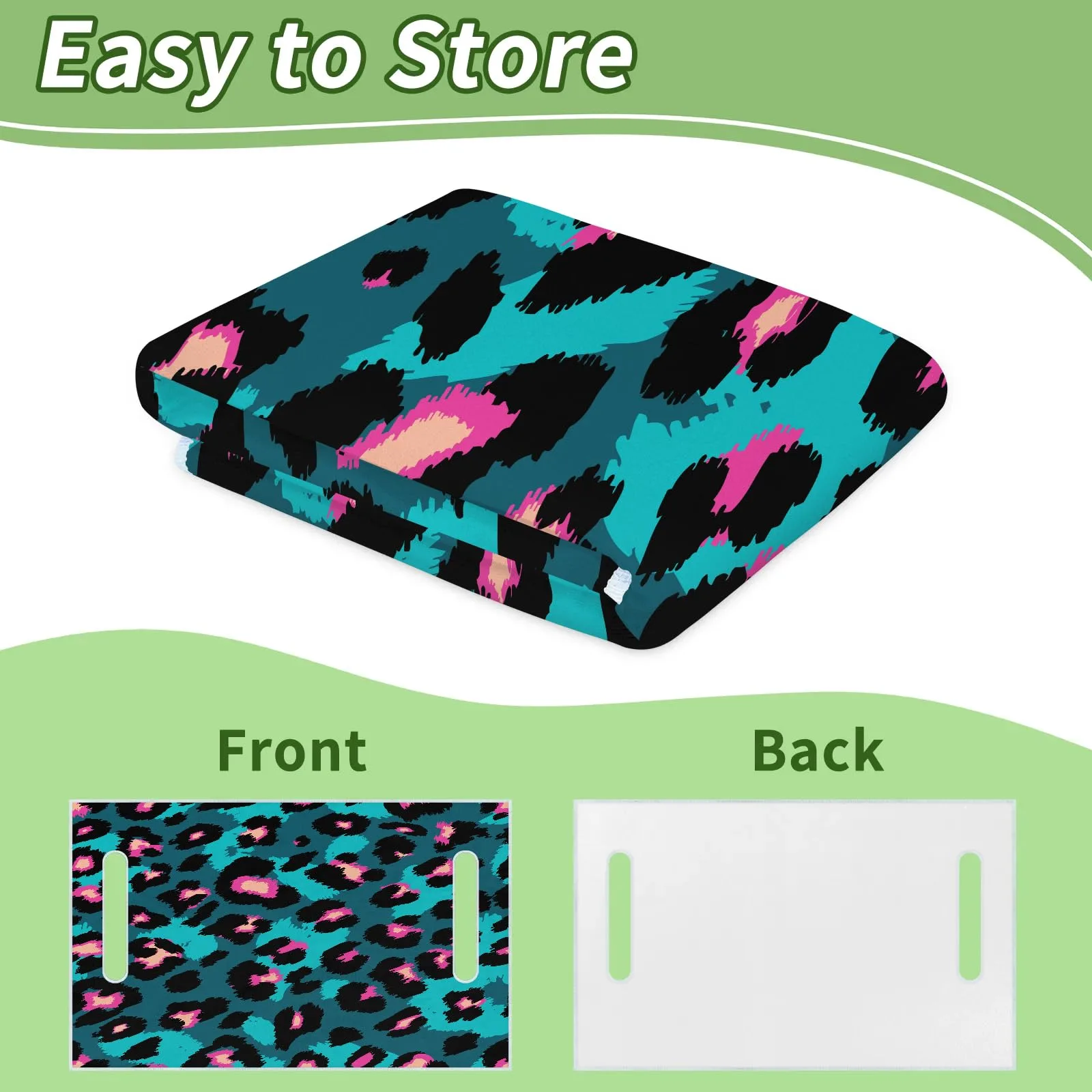 Tiveruda Leopard Golf Cart Seat Cover for 2-Person Seats image 4