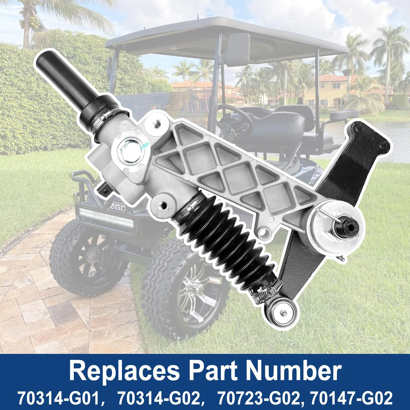 FEXON Steering Gear Box for E-Z-G-O TXT and Medalist image 4