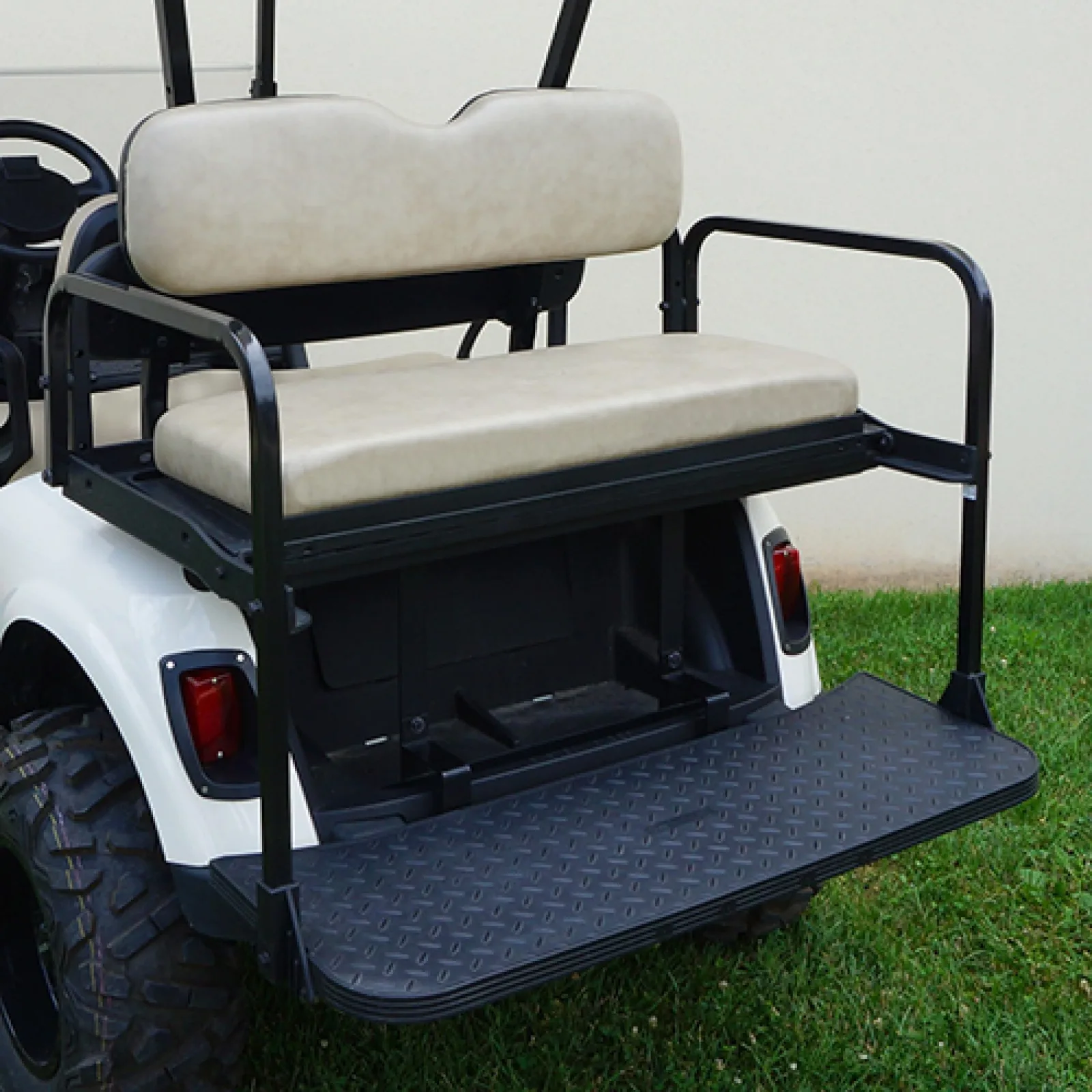 Red Hawk SEAT-461S Beige Seat Kit for E-Z-GO RXV