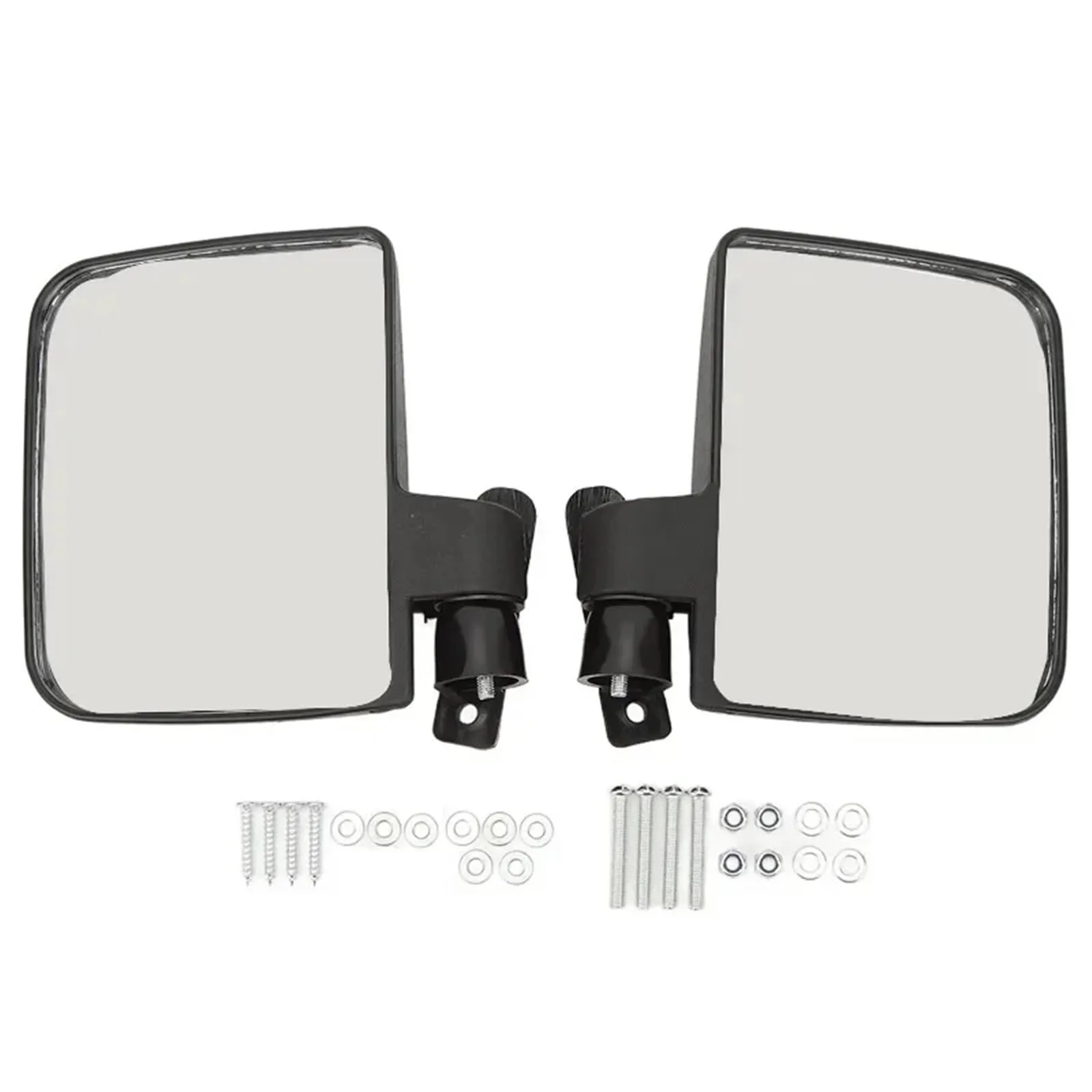 Ktann Universal Golf Cart Side Mirrors, 2-Piece Set