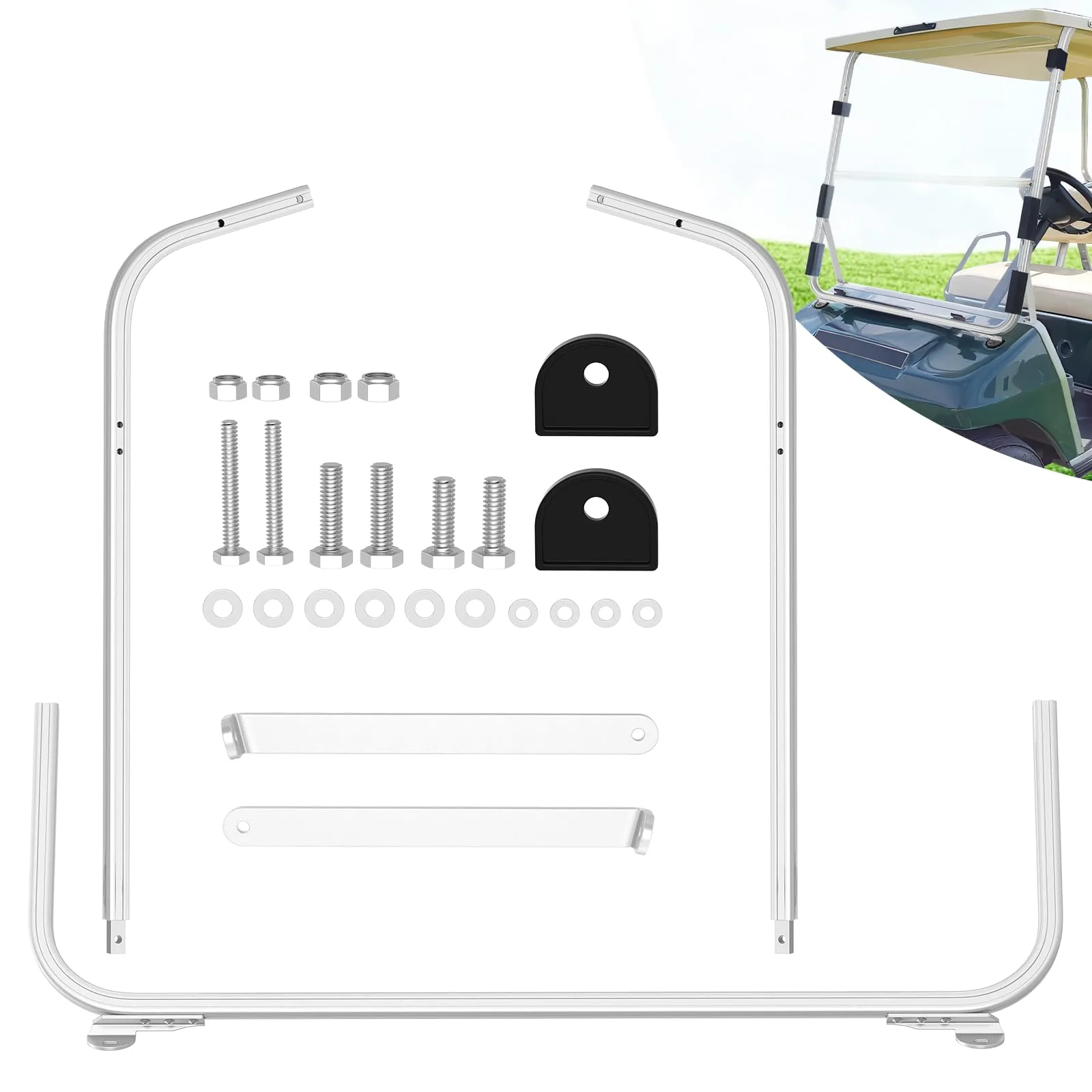 CLUBRALLY AM10737 Front Strut Brackets for Club Car DS