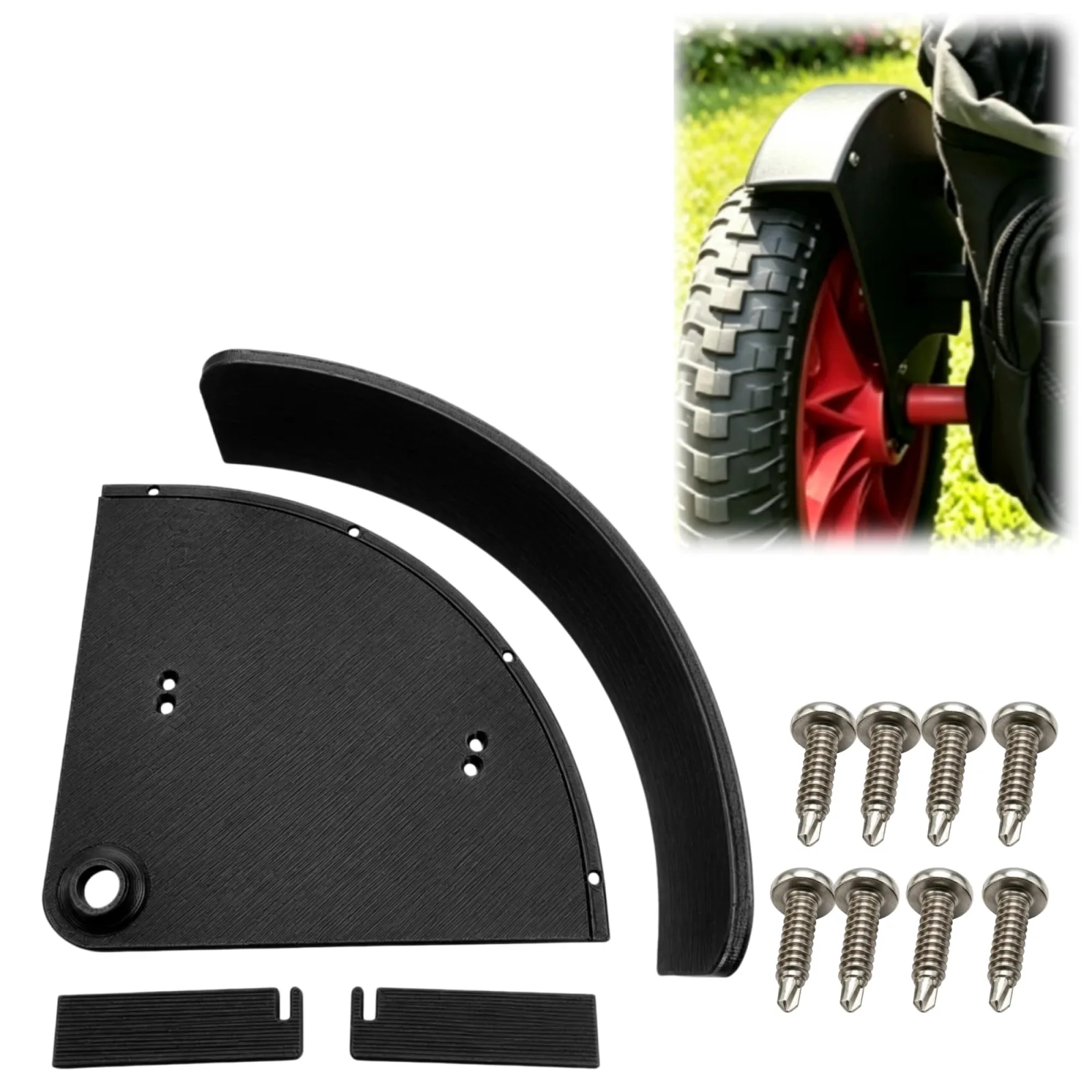 Generic Wheel Fenders for ZÜCA Compact Disc Golf Cart