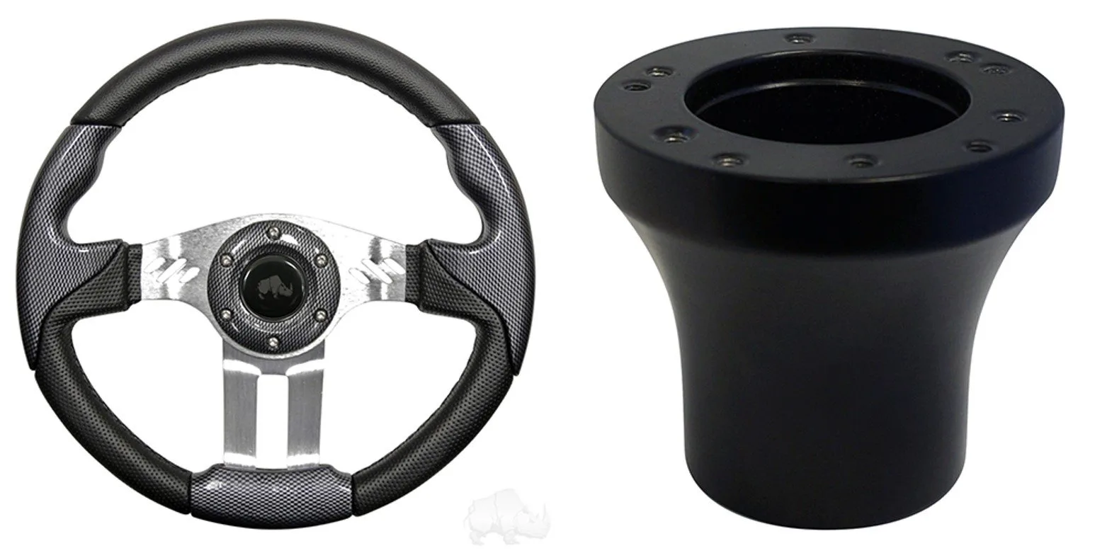RHOX Aviator 5 Steering Wheel for Club Car DS