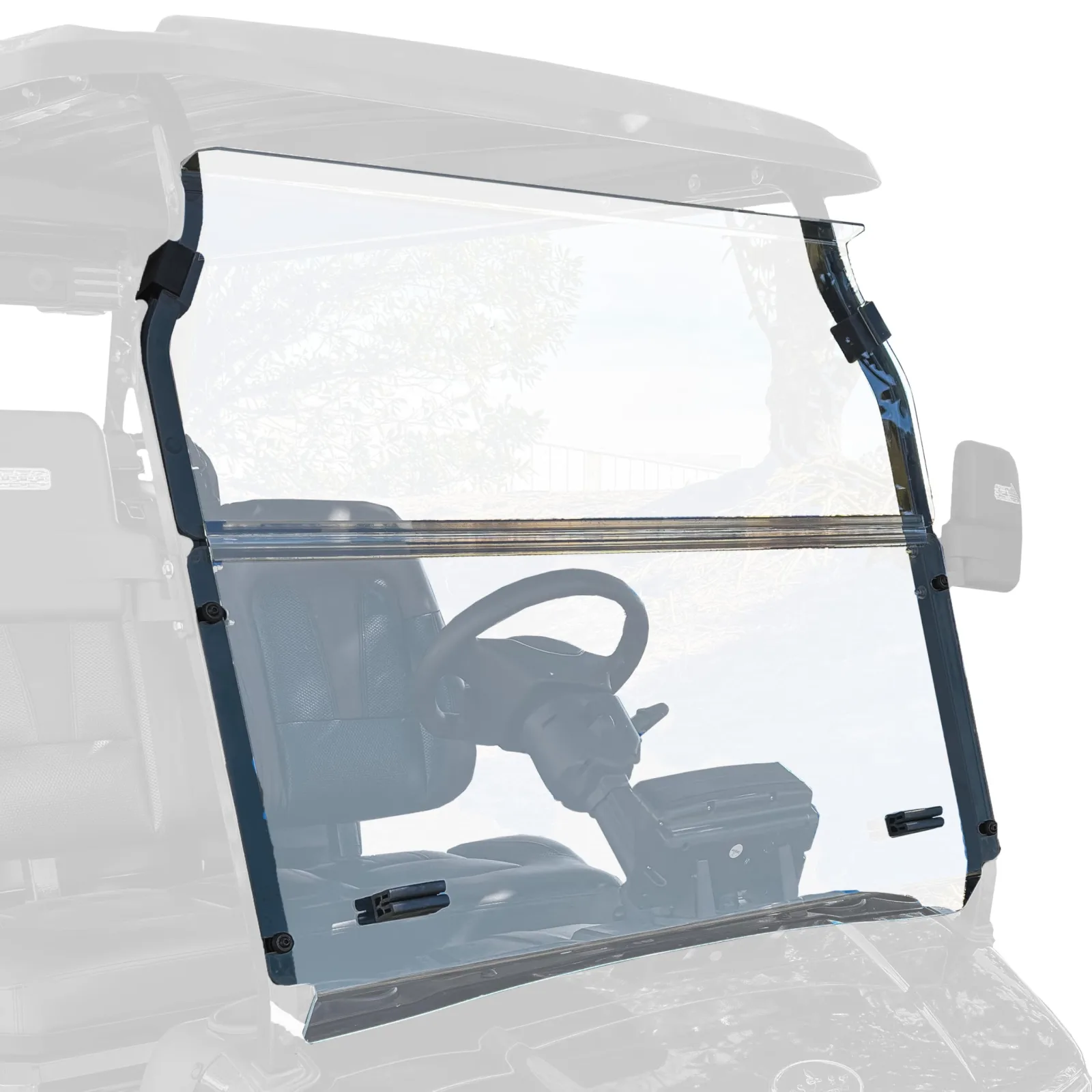 RED DOT Folding Windshield for Evolution D5 Golf Carts 09-226