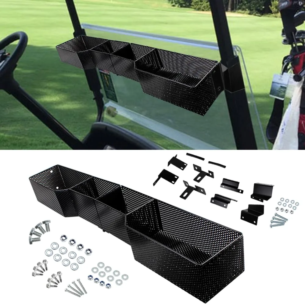 COOL STAR Front Inner Golf Cart Basket for E-Z-GO, Club Car & Yamaha
