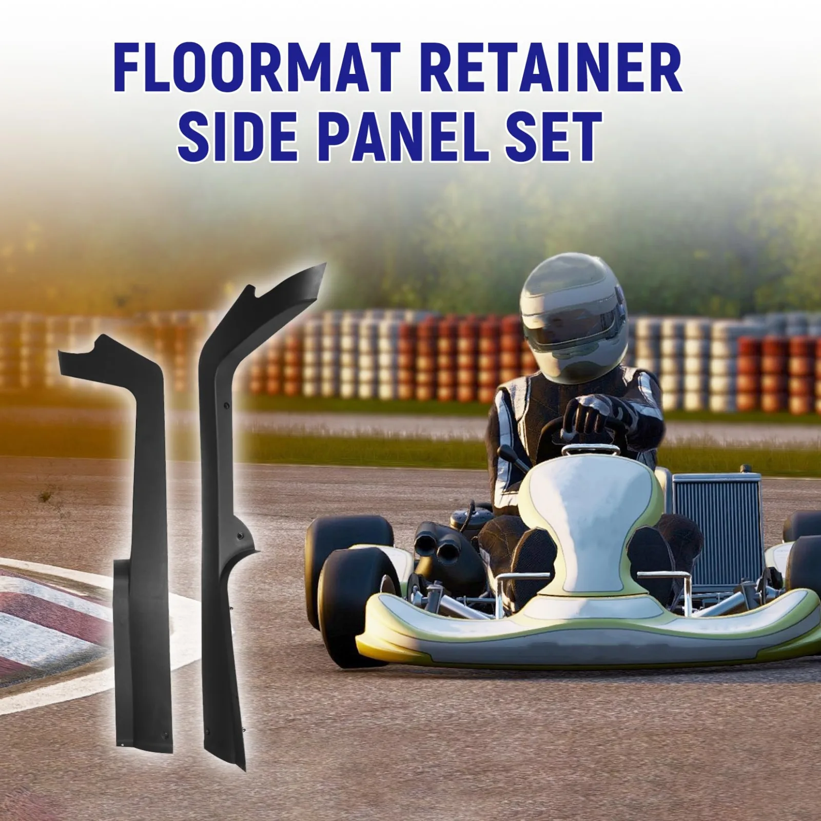 SEBLAFF Floormat Retainer Panel Set for Club Car image 2