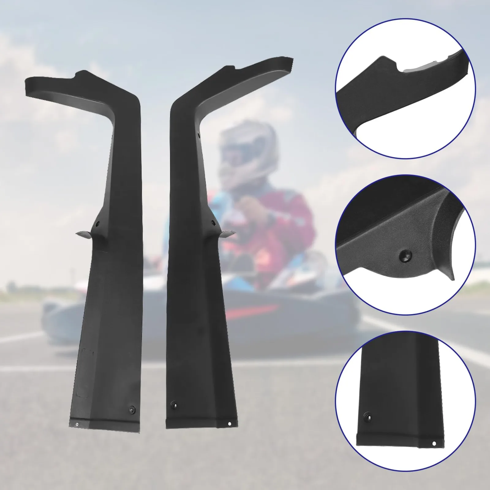 SEBLAFF Floormat Retainer Panel Set for Club Car image 4