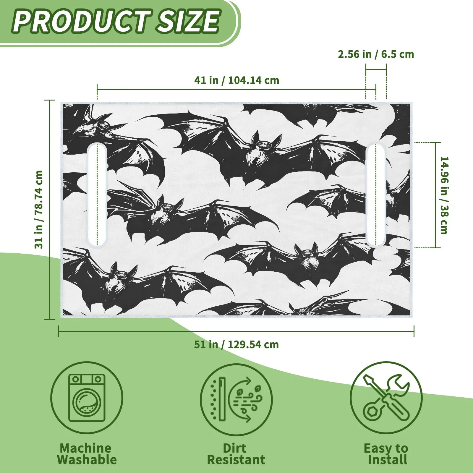 Tiveruda Golf Cart Seat Cover Blanket, 51 x 31 in image 2