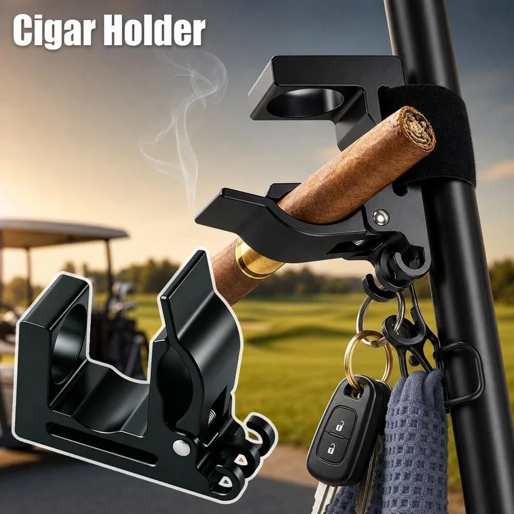 Generic Magnetic Golf Cart Holder Clip with 3 Hooks image 2